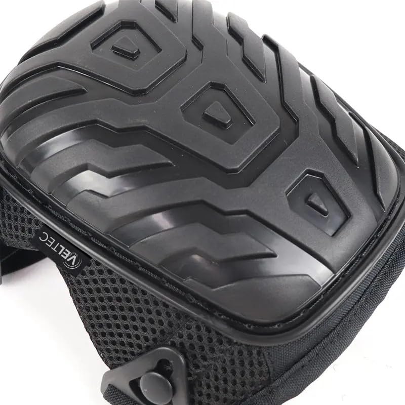 Veltec Premium Knee Pads for Work with Soft Foam and Gel Cushion - Heavy Duty Pads & Adjustable Non-Slip Straps - Pro Protection & Comfortable for Construction, Gardening, Flooring, Roofing and More