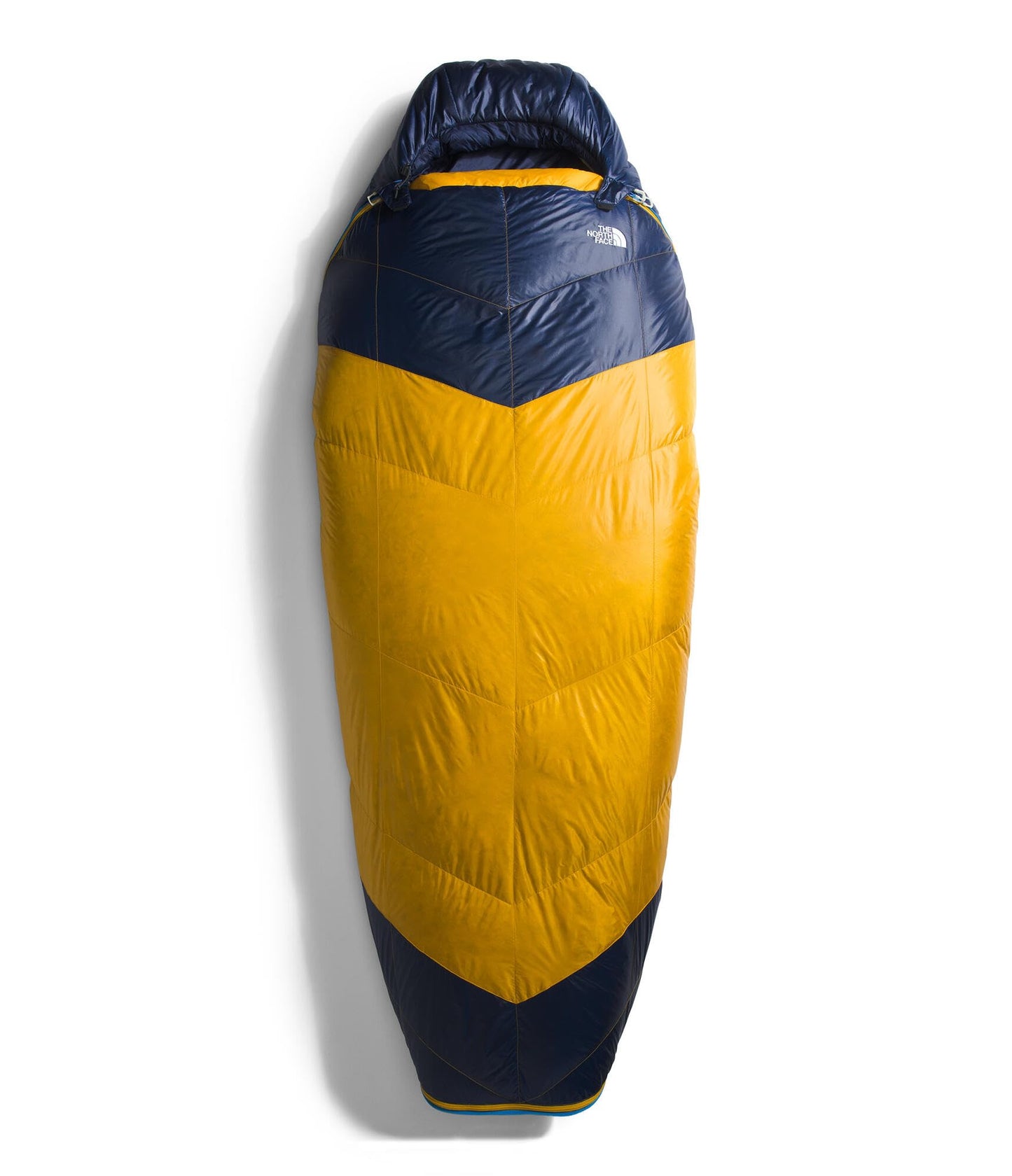 THE NORTH FACE One Bag 5F / -15C 3-in-1 Insulated Sleeping Bag - Water Repellent, Down Insulation, Compression Sack, Super Sonic Blue/Arrowwood Yellow-NPF, Regular