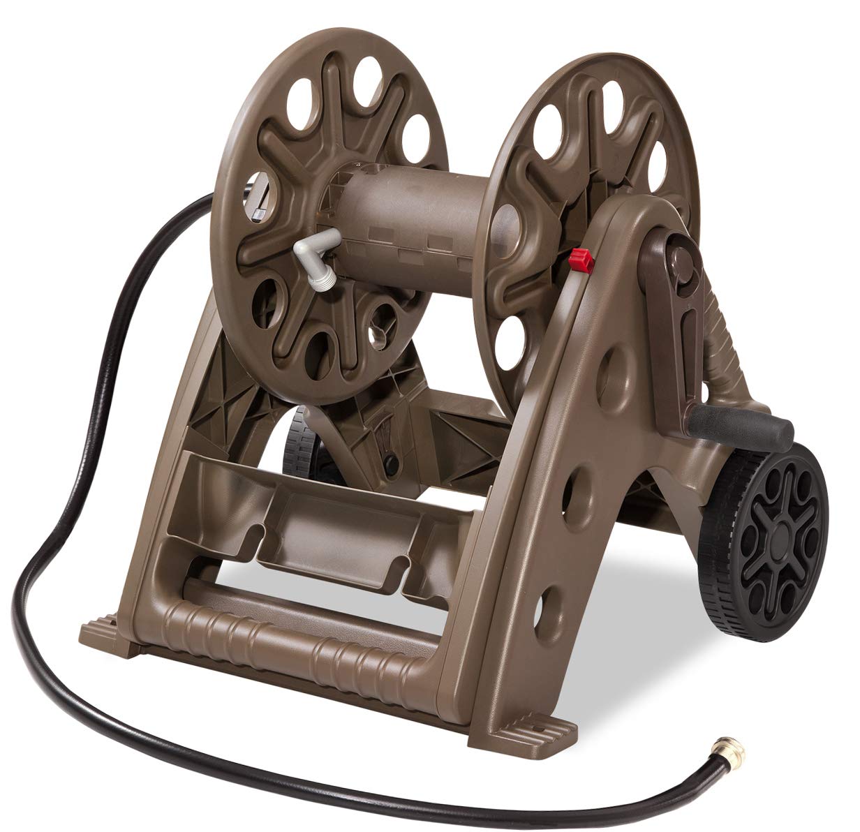 Liberty Garden Products 514 Two Wheel, Hose Cart, Plastic,bronze (Assembly required)
