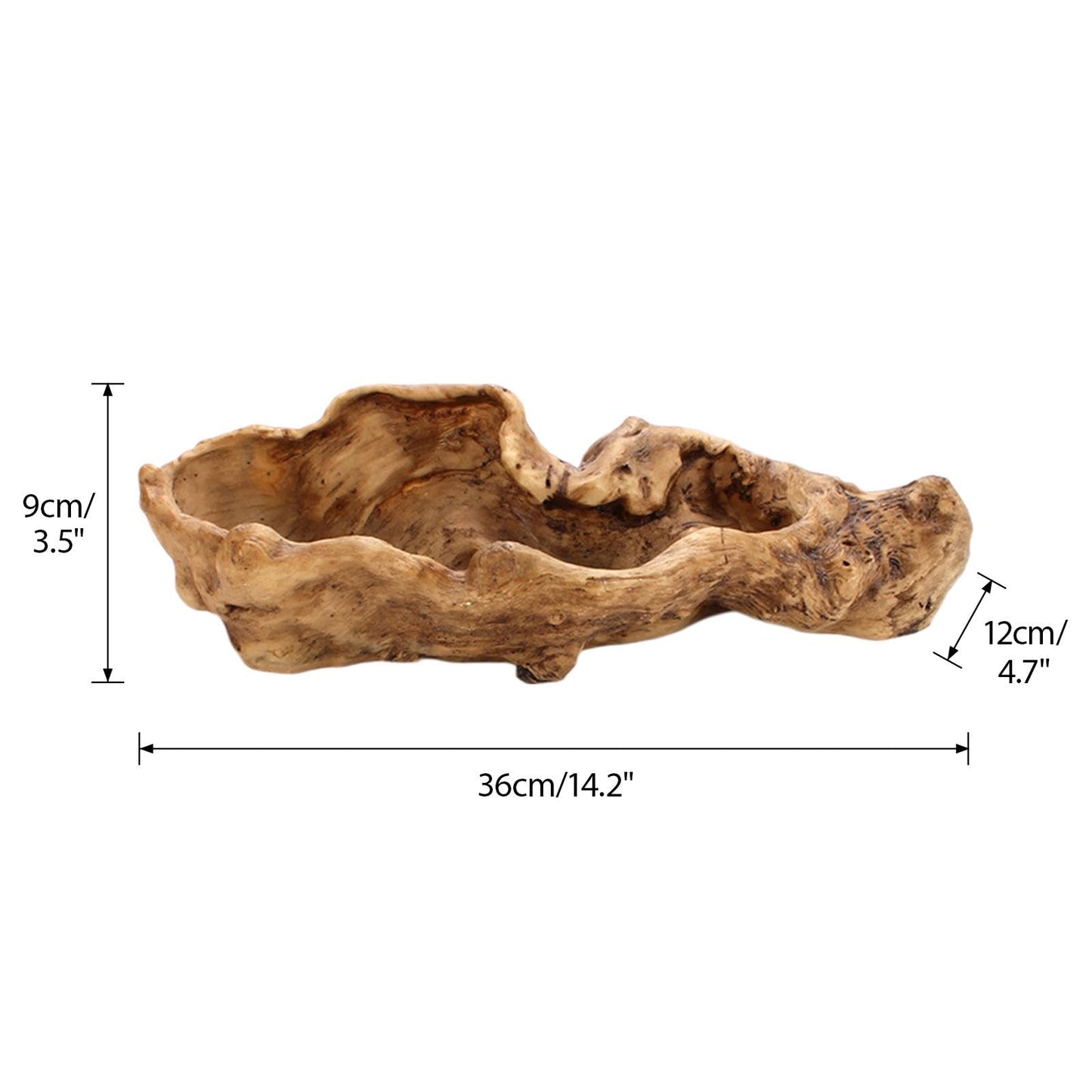 Holder in Driftwood for Indoor Decoration