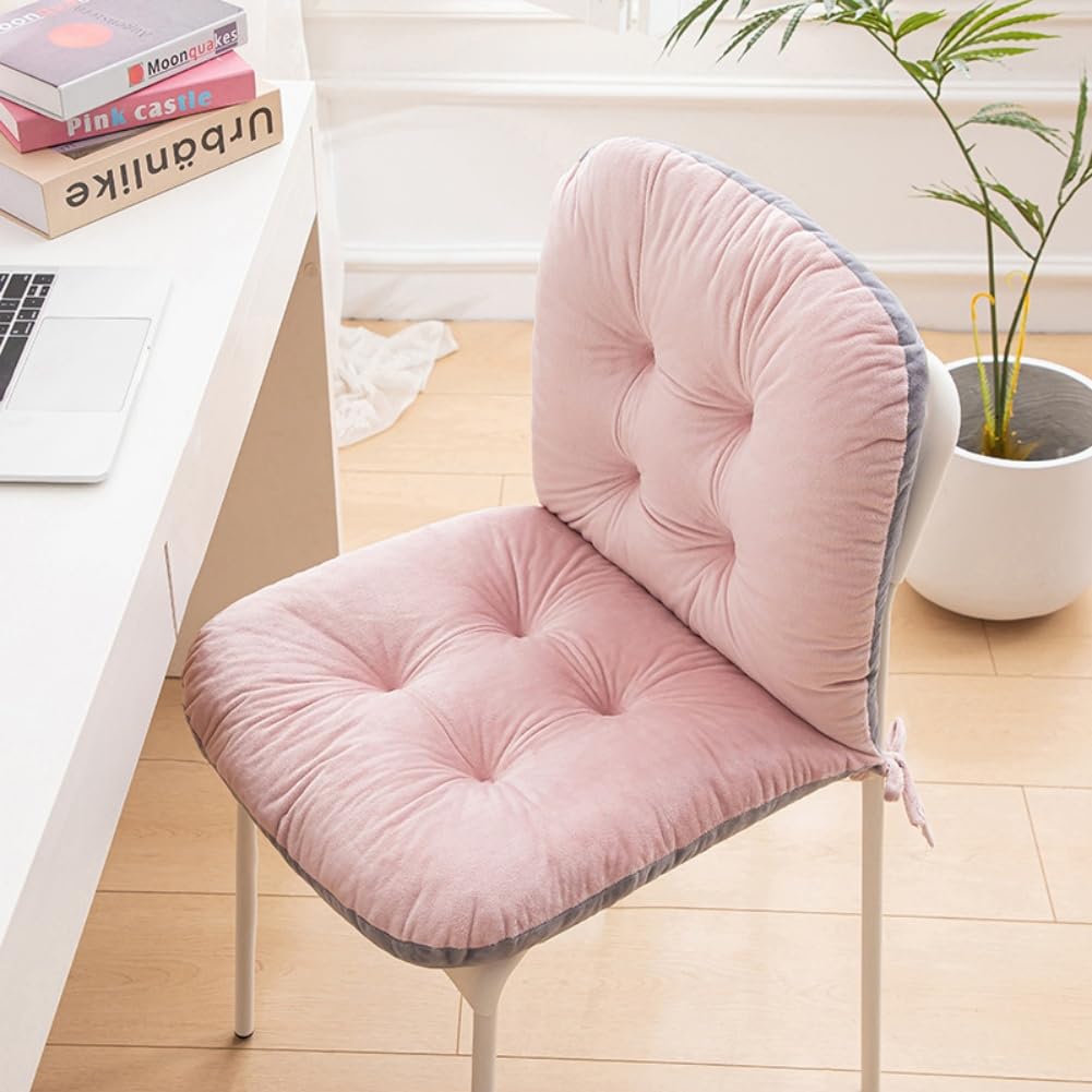 Yuthsona Non-Slip Rocking Chair Cushion Seat Cushion Plush with Ties Soft Seat Pad with High Back Desk Chair Pad for Office Car Home Dining Room Kitchen