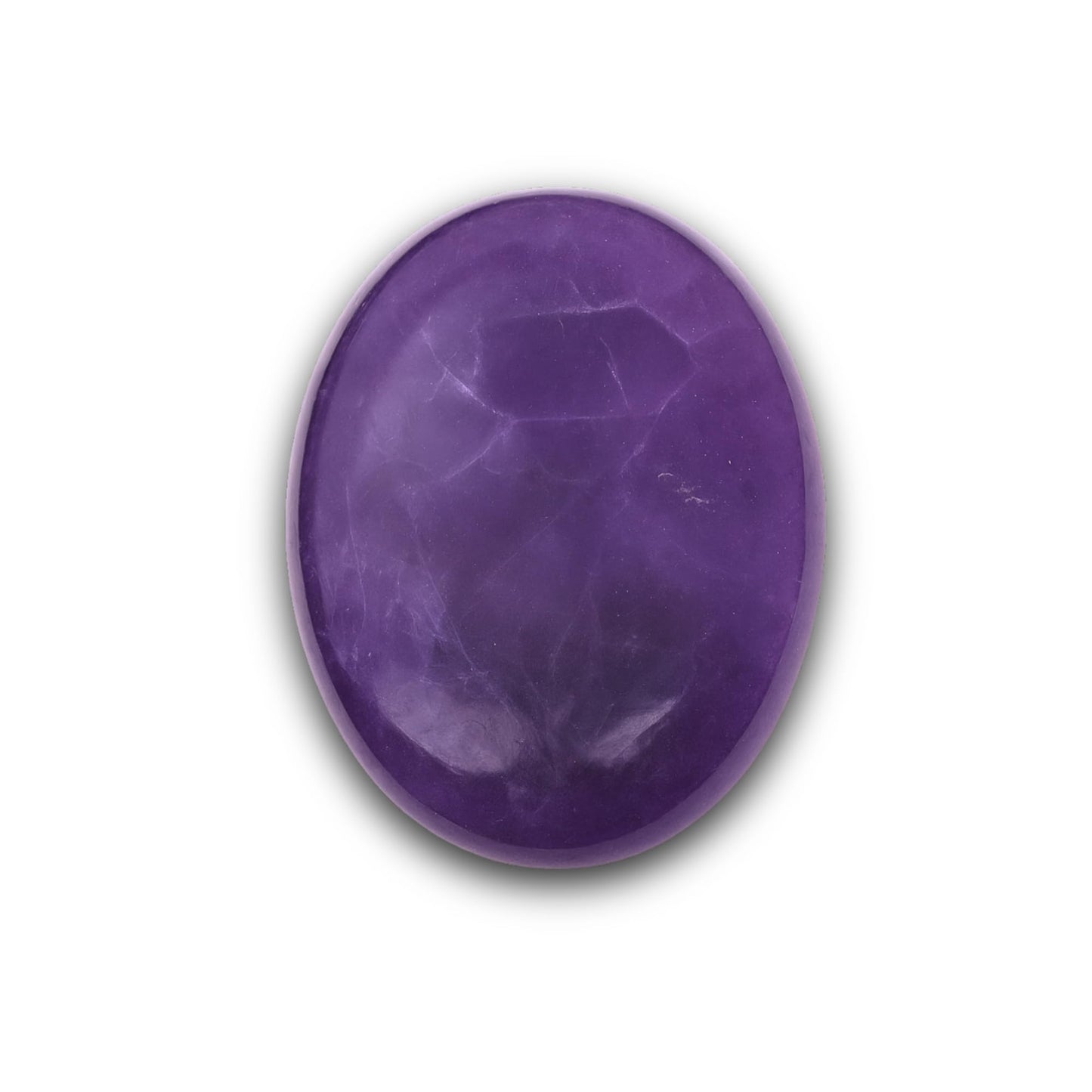 TRRYSTALS Natural Amethyst Zibu Coin | Spiritual Meditation Zibu Token | Gemstone Crystal Sacred Symbol Stone for Mindfulness Decor, Collectible Stone,Meditation Accessory