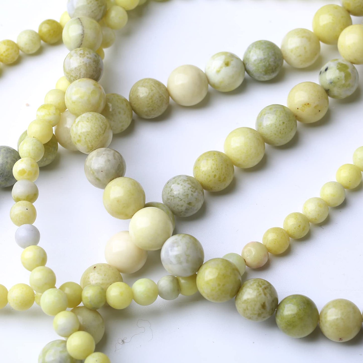 45PCS 8MM Natural Yellow Jasper Stone Beads Energy Healing Beads for DIY Jewelry Bracelet Necklace Making for Jewelry Making15Inch