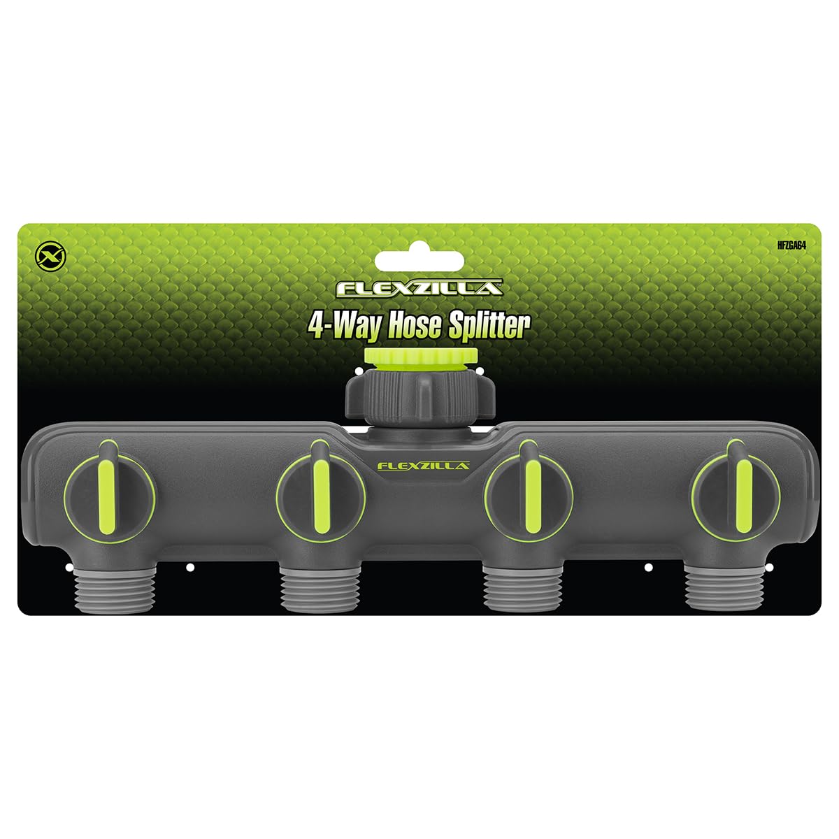 Flexzilla 4-Way Hose Splitter, ZillaGreen™