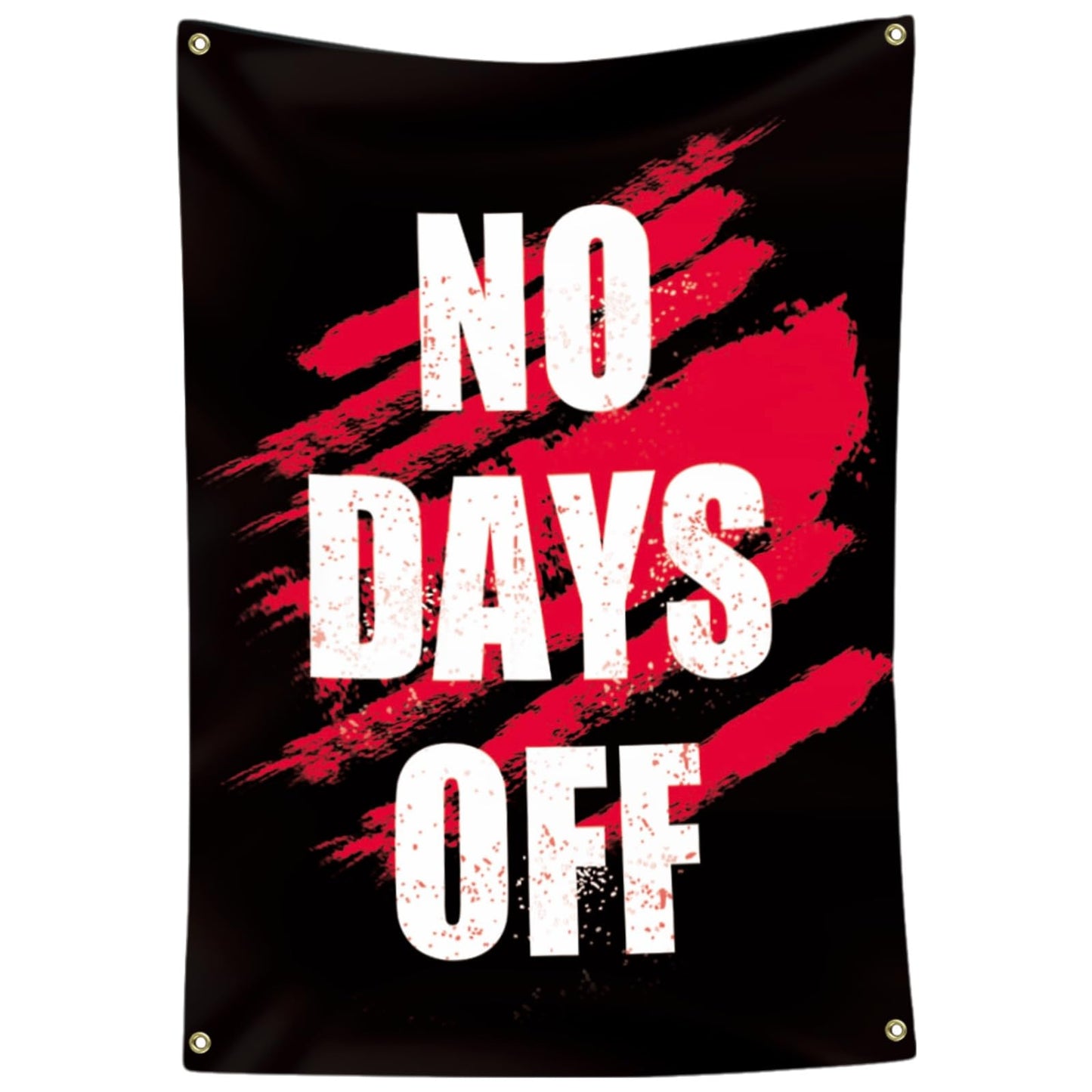 Eudaedom Inspirational Tapestry for Gym Wall, Motivational Banner for Workout Drive - Garage Office Decor, Dorm Flag, Fitness Focus Sign-3x5FT