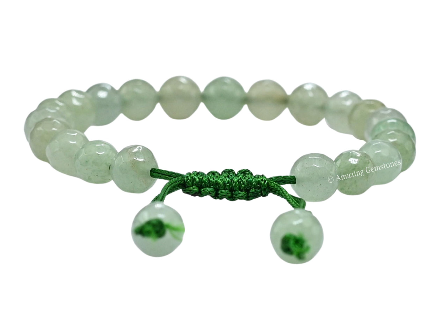 Amazing Gemstone Green Aventurine Bracelet for Women - Chakra Mens Bracelet Protection Crystals and Healing Stones - Blessing Bracelet Spiritual Meditation Gift Christmas Stocking