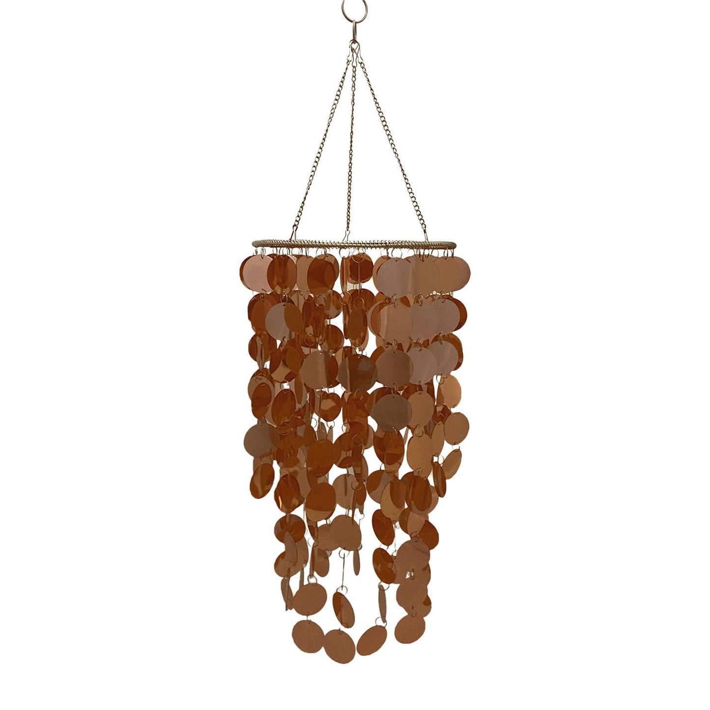 FlavorThings Bling Hanging Chandelier Great idea for Wedding Chandeliers Centerpieces Decorations and Any Event Party Decor (Rose Gold)