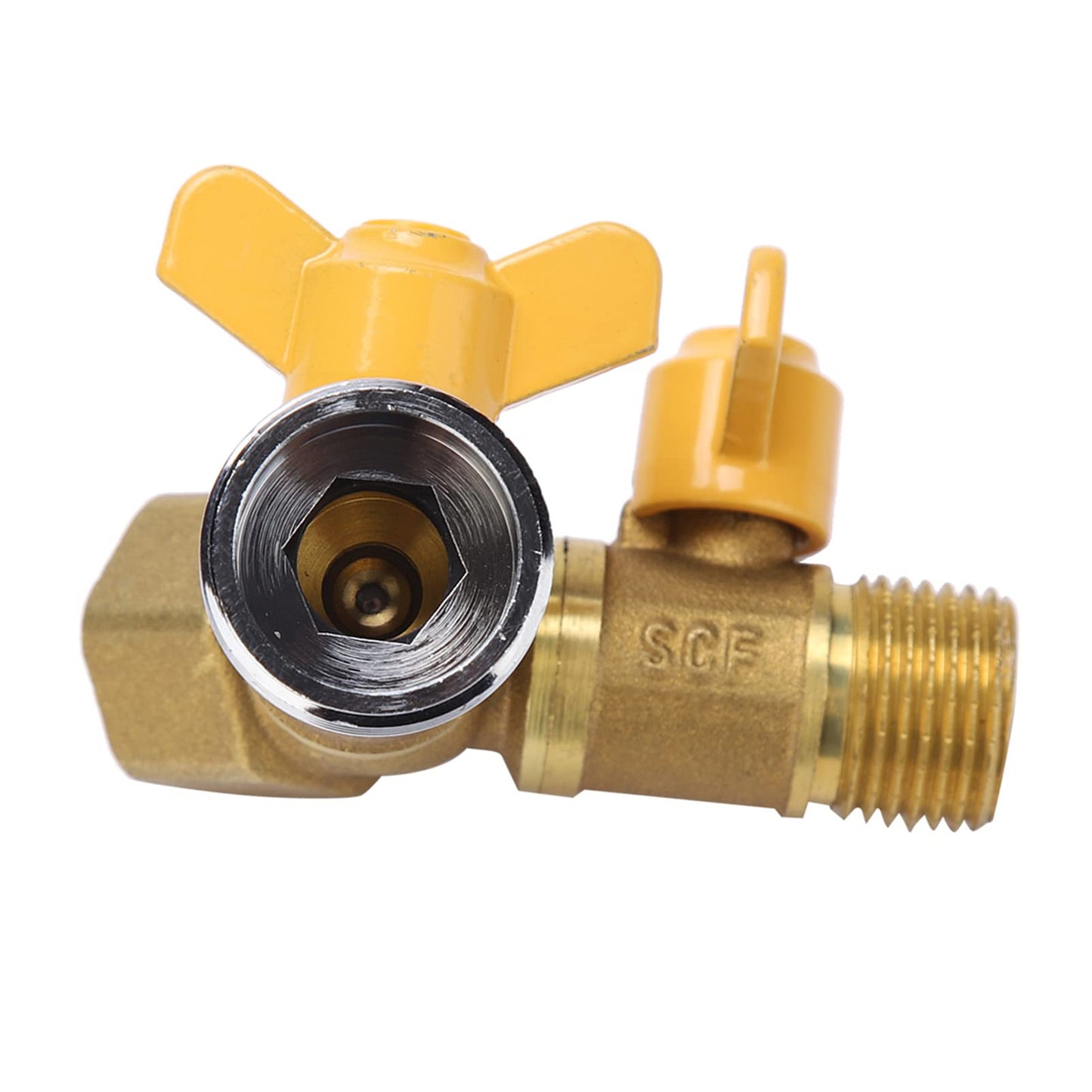 1/2 Inch Water Hose Splitter Washing Machine Splitter G1/2 Brass Garden Irrigation 2 Way Double Tap Hose Adapter Dual Faucet Connector