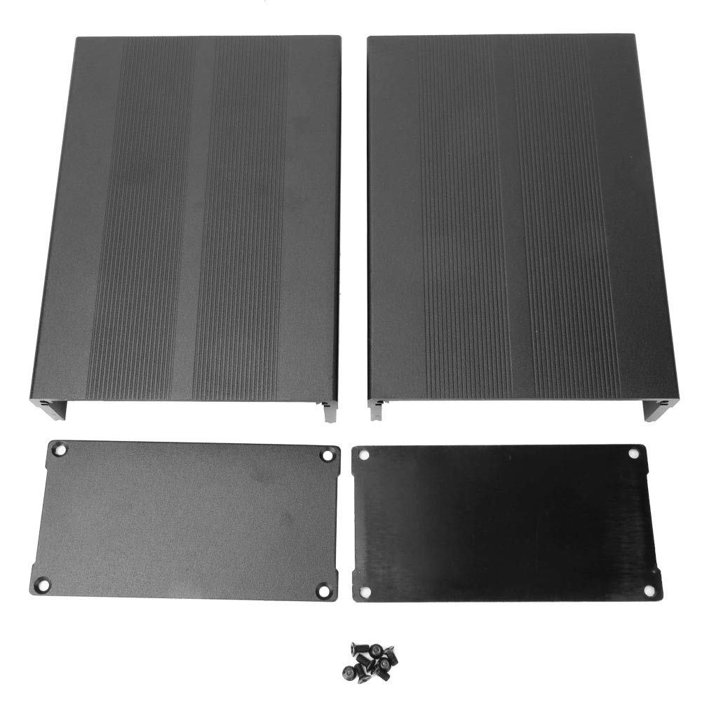 Junction Box Enclosure Electrical Boxes DIY Circuit Board Project Box Cooling Case 55 x 106 x 150mm Aluminum Alloy Box Split Type