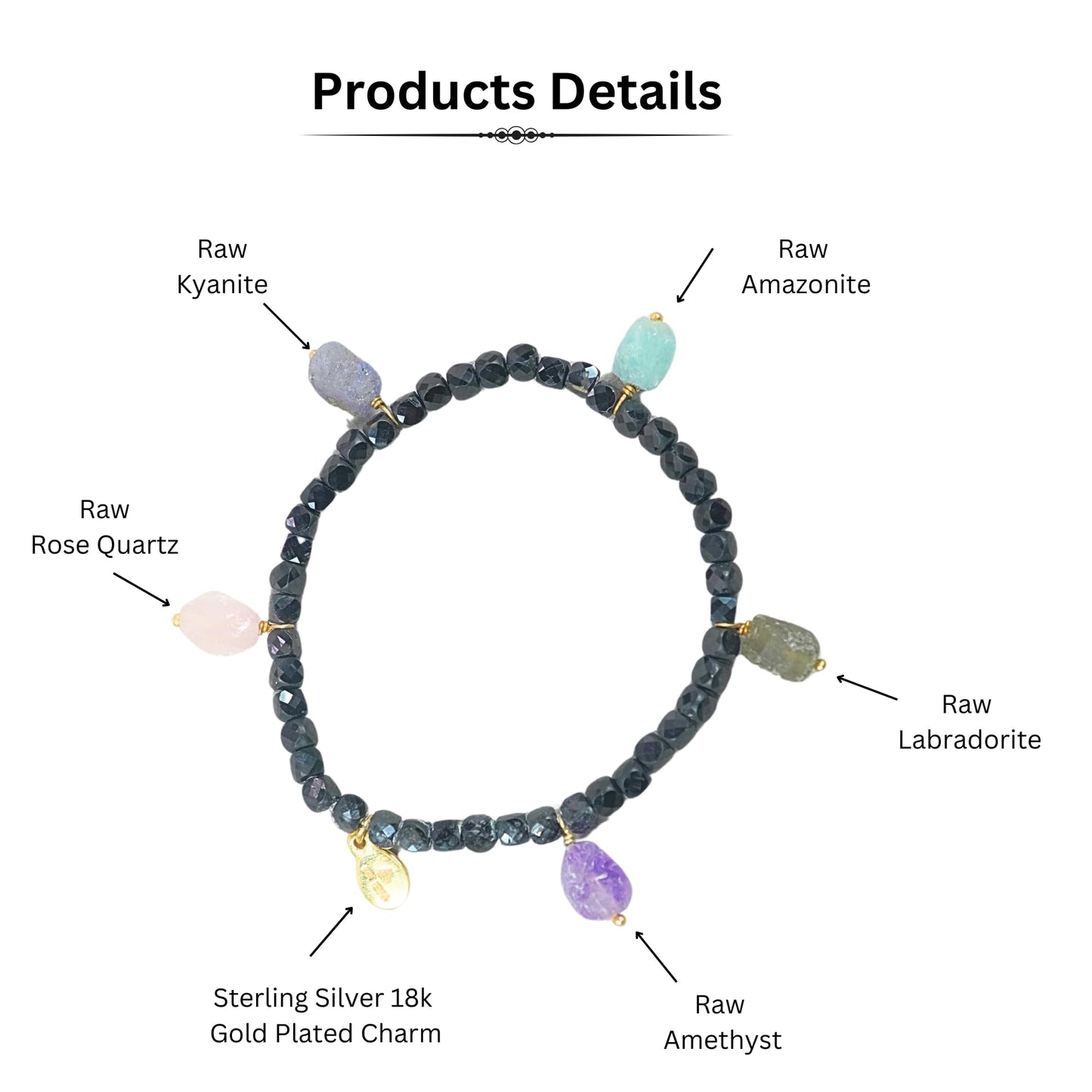 Black Onyx Bracelets for Women - Elegant Chakra Charm Beaded Bracelets for Women - Premium Womens Bracelets with Stunning Energy Balancing Gemstones Onyx for Spiritual Harmony and Style