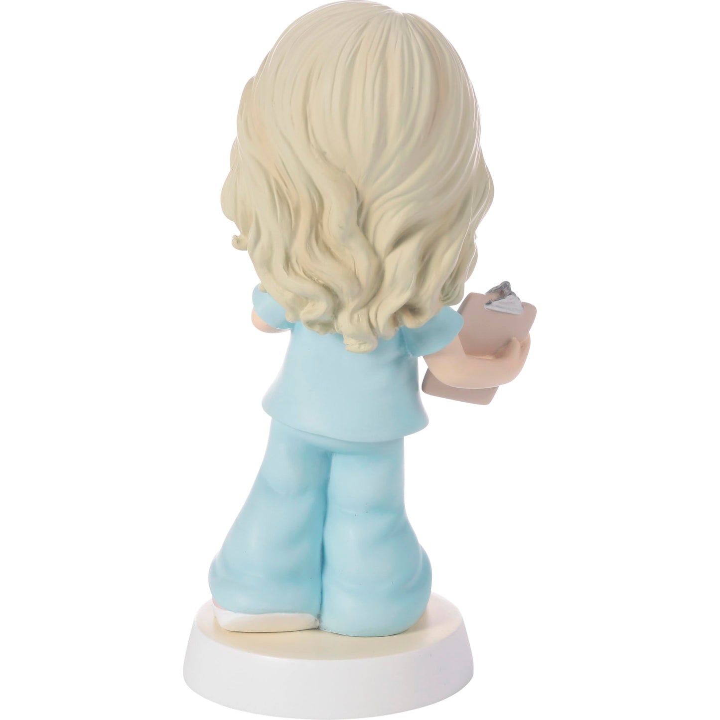 Precious Moments Nurse Figurine | Superhero in Scrubs Resin Figurine | Gift for Nurses, Doctors, Assitants | Home & Office Decor | 6in Figurine