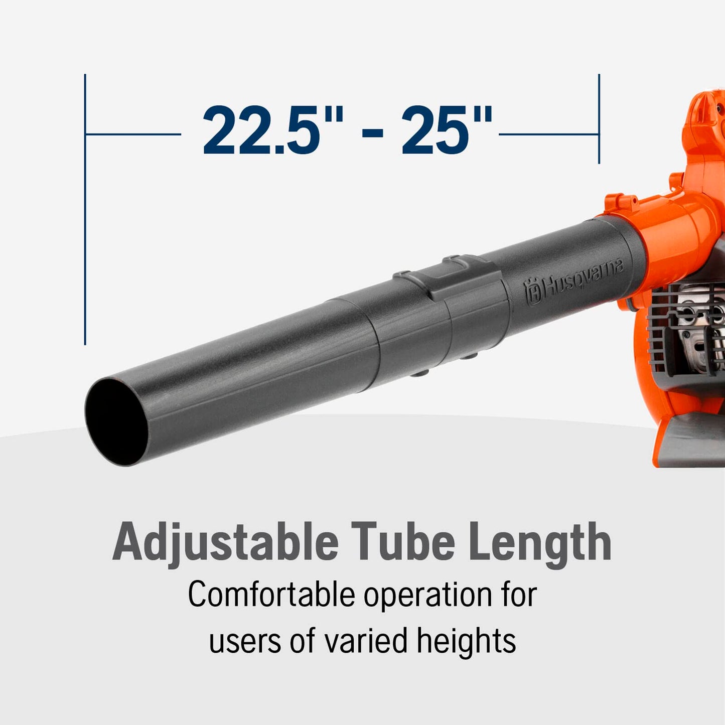 Husqvarna 125B Gas Leaf Blower, 28-cc 1.1-HP 2-Cycle Handheld Leaf Blower, 470-CFM, 170-MPH, 12.5-N Powerful Clearing Performance and Ergonomic Design, Gifts for Men