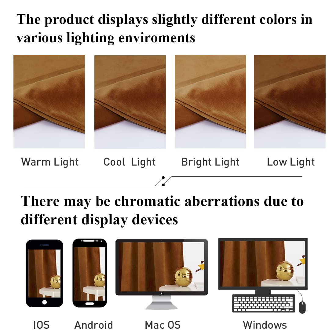 StangH Fall Curtains Burnt Orange Velvet Curtains Luxury Terracotta Thermal Insulated Room Darkening Bedroom Window Drapes for Living Room, Holiday Home Decor for Backdrops, W52 x L84, 2 Panels