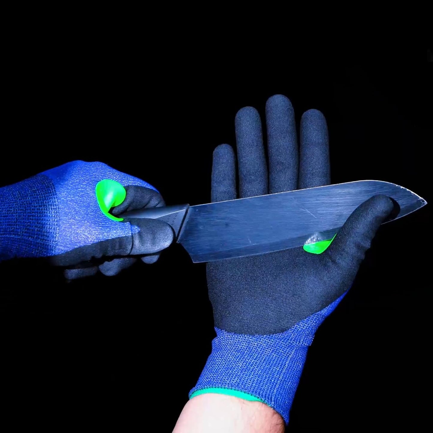 J H 24G Ultra Thin A5 Cut Resistant Gloves, HPPE Nitrile Coated Breathable Work Gloves, Touchscreen Friendly, 3 Pairs (M (3Pairs))