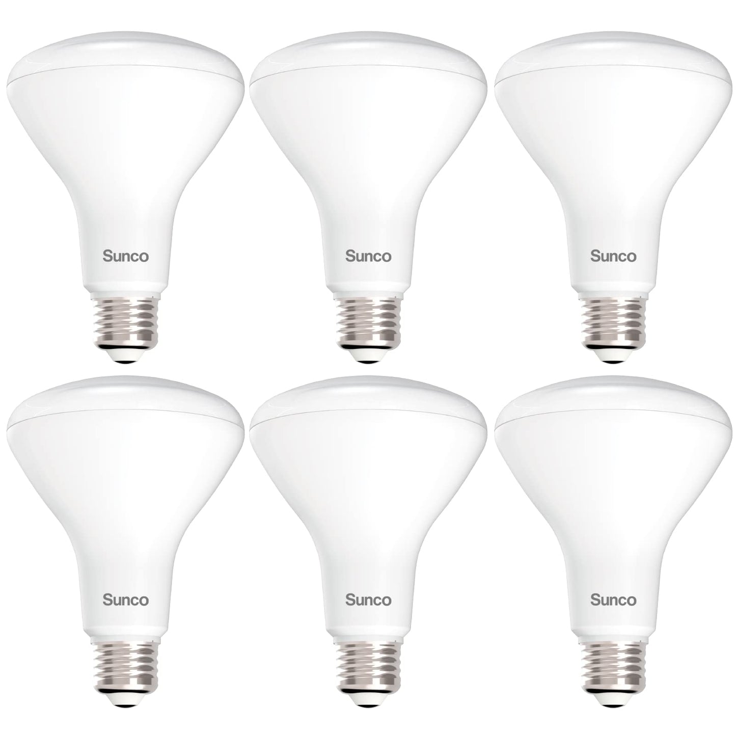 Sunco 6 Pack BR30 Light Bulb LED Recessed Can Light Bulbs, Indoor Flood Light Bulb 850 LM, 11W (65W Equivalent), 3000K Warm White, Dimmable, E26 Base, for Home, Kitchen, Bedroom UL
