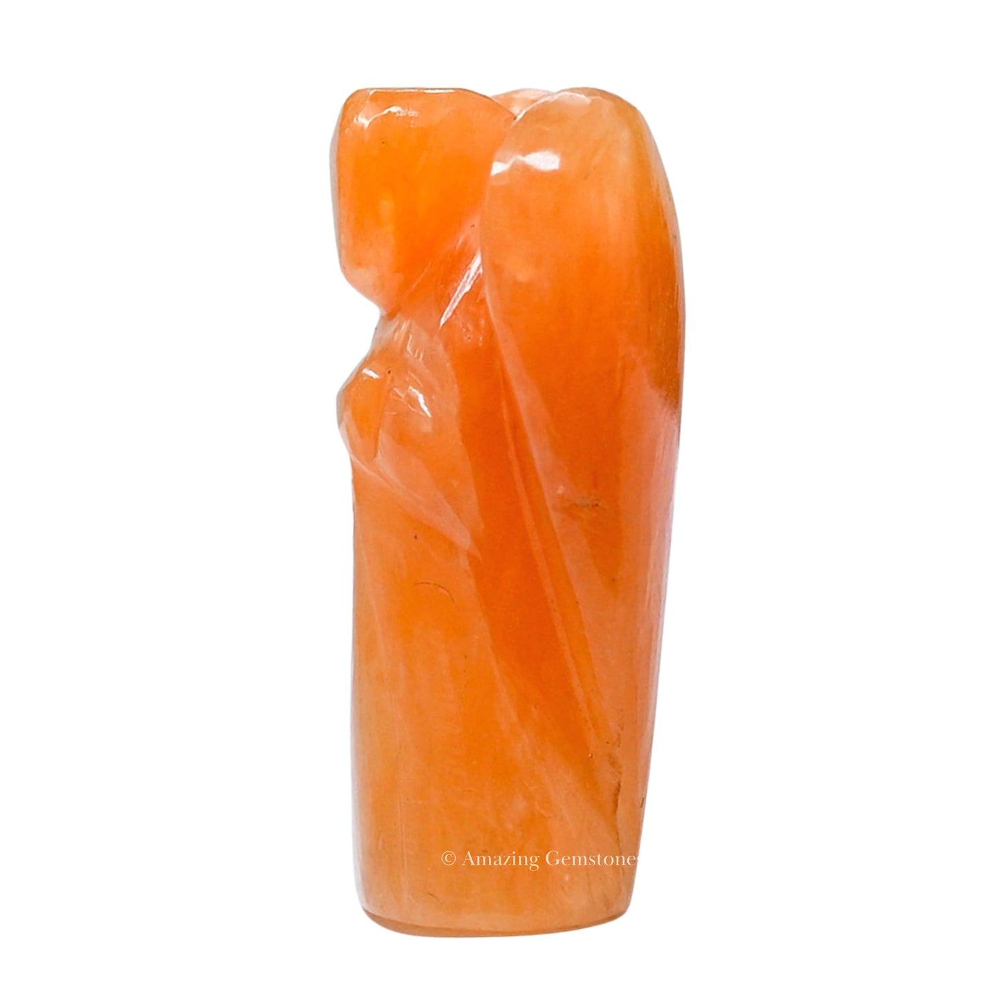 Amazing Gemstone Red Aventurine Angel - Red Aventurine Crystal Angel and Pocket Guardian Angel Crystal Figurines (1.5 inches)