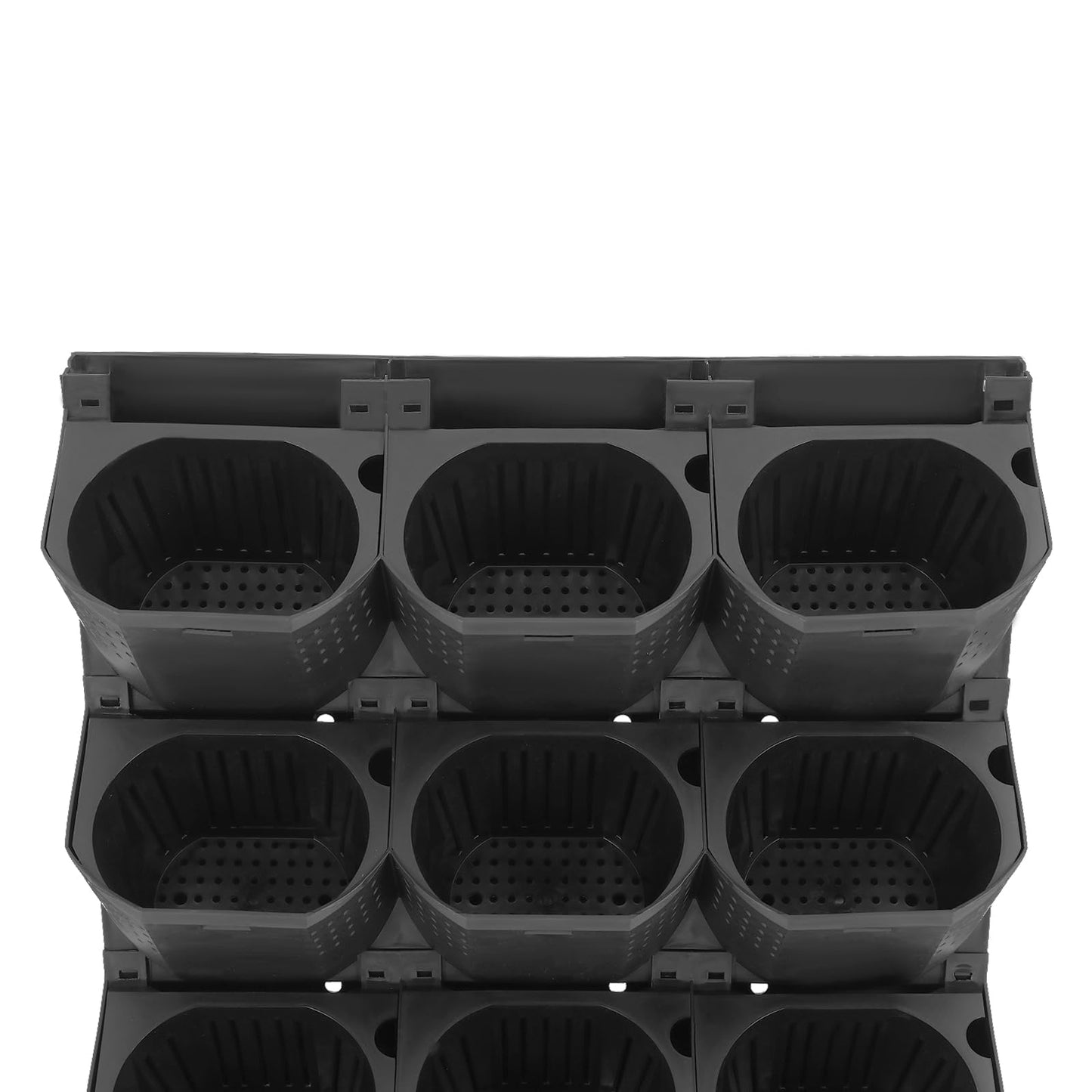 YUYANSHOP Wall Planter, Wall-Mounted Planter with 36 Pots, Wall-Mounted Flower Pot Holder with 36 Non-Woven Fabrics for Gardens, Terraces, Balconies, Patios