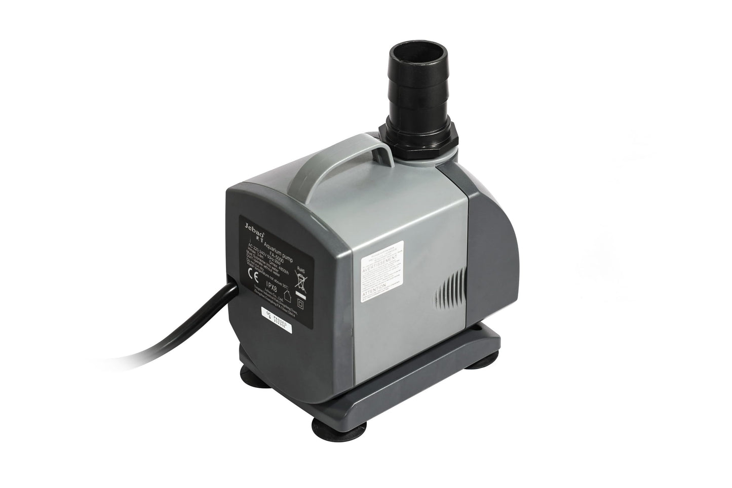 Jebao FA-5000 1200GPH Submersible Fountain Pump for Hydroponics, Aquaponics, Waterfall, Fish Pond