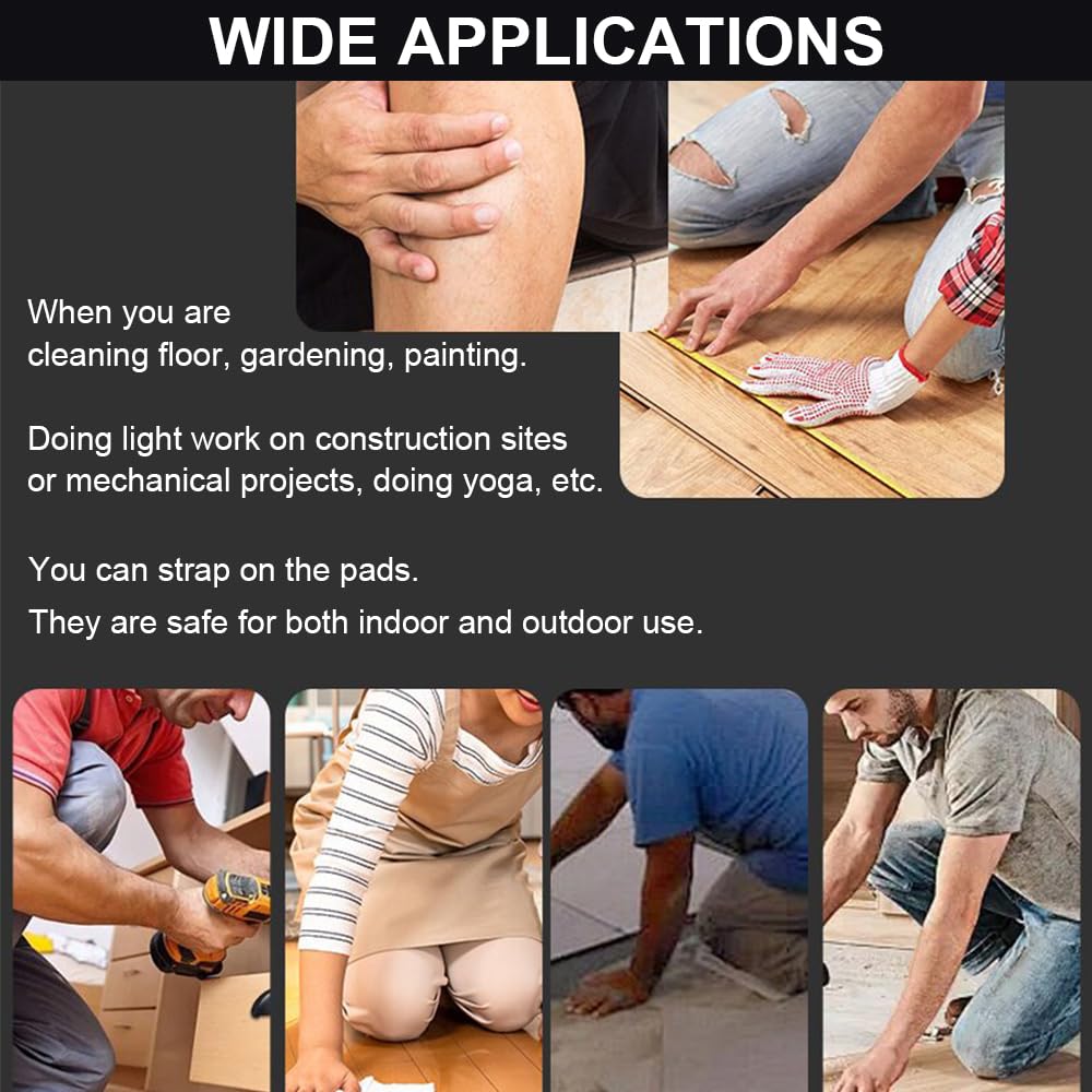 SUJAYU Work Knee Pads for Men Construction, Gardening Knee Pads for Work Kneepads for Construction, Rodilleras de Trabajo Rodilleras Para Dolor de Rodillas