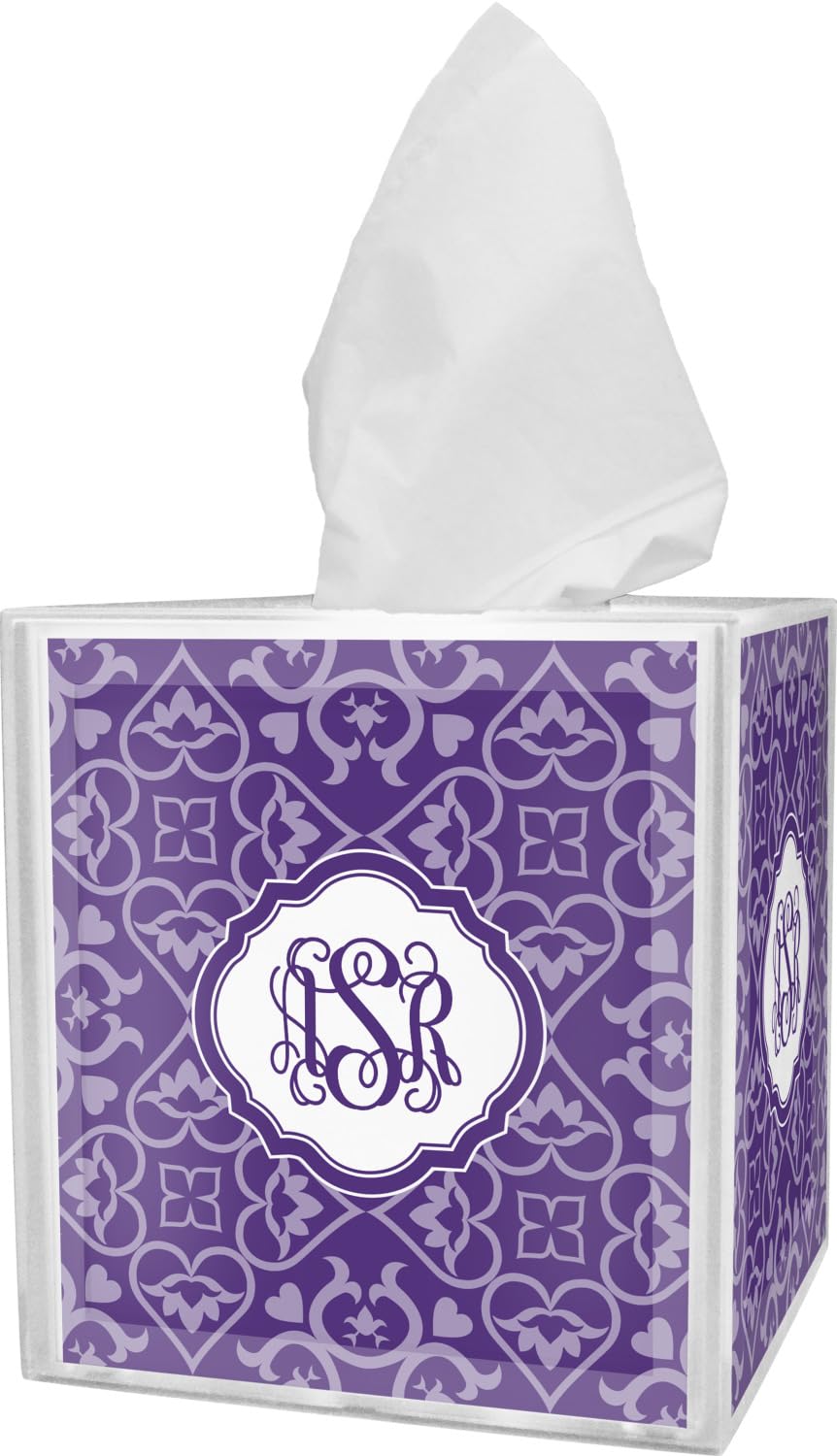 RNK Shops Personalized Lotus Flower Tissue Box Cover