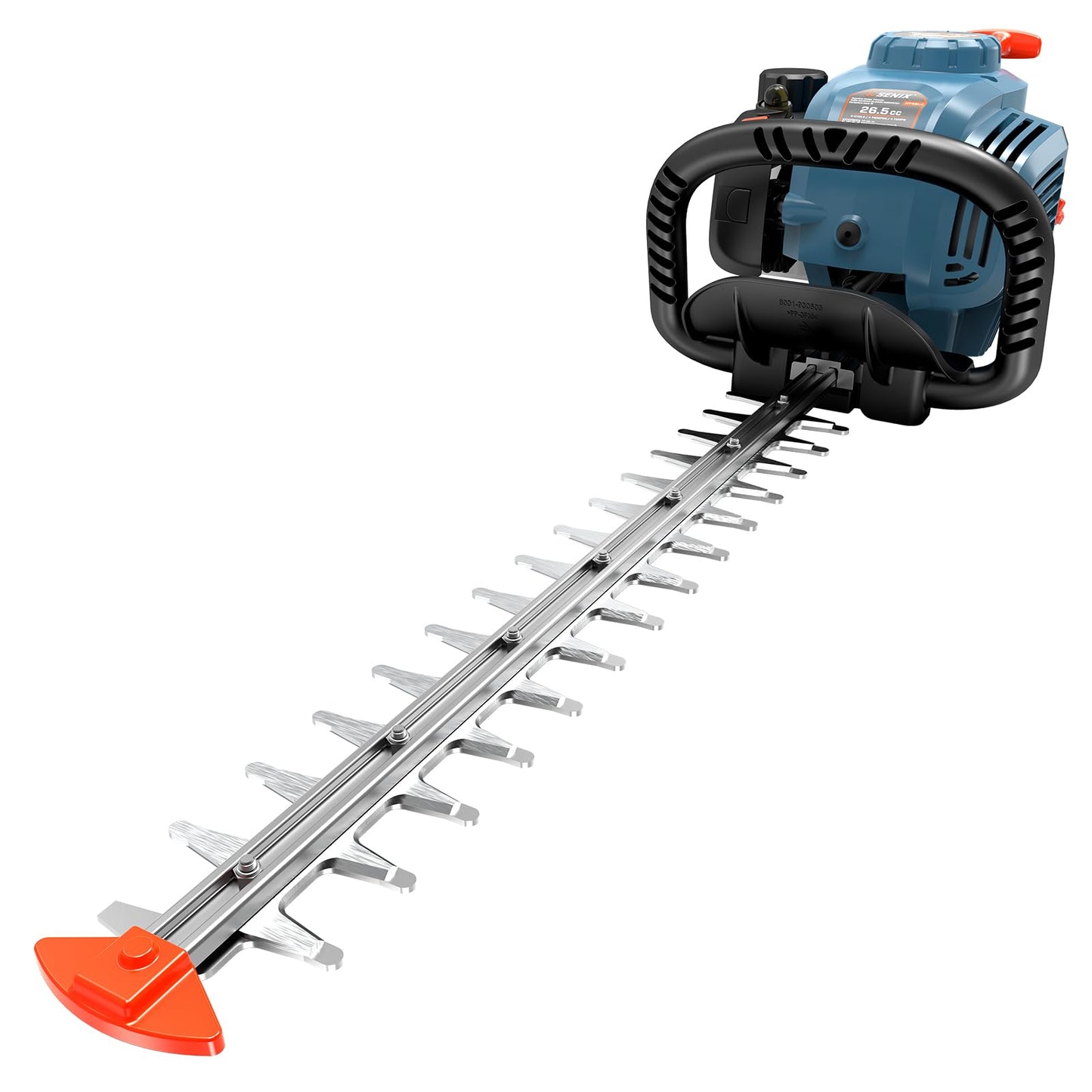 SENIX 4QL 26.5 cc 4 Cycle 22-Inch Gas Hedge Trimmer, Garden Tool to Trim Shrubs,Bushes,and More,Double Sided Dual Action Blades,1-1/8" Cutting Capacity,Includes Blade Cover(HT4QL-L)
