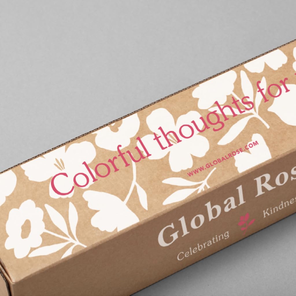 GlobalRose 75 Peach Roses Bouquet - Responsibly Sourced Roses Fresh Flowers - Hand-Picked Flowers Fresh Bouquet for Graduation, Anniversary, Birthday & Special Occasions (4 Bunches of 25 Stems)