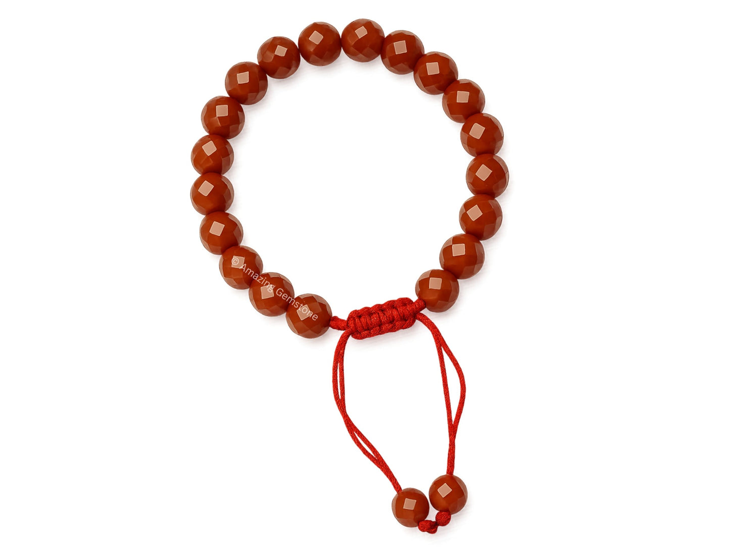 Amazing Gemstone Red Jasper Bracelet for Women - Chakra Mens Bracelet Protection Crystals and Healing Stones - Blessing Bracelet Spiritual Meditation Gift Christmas Stocking