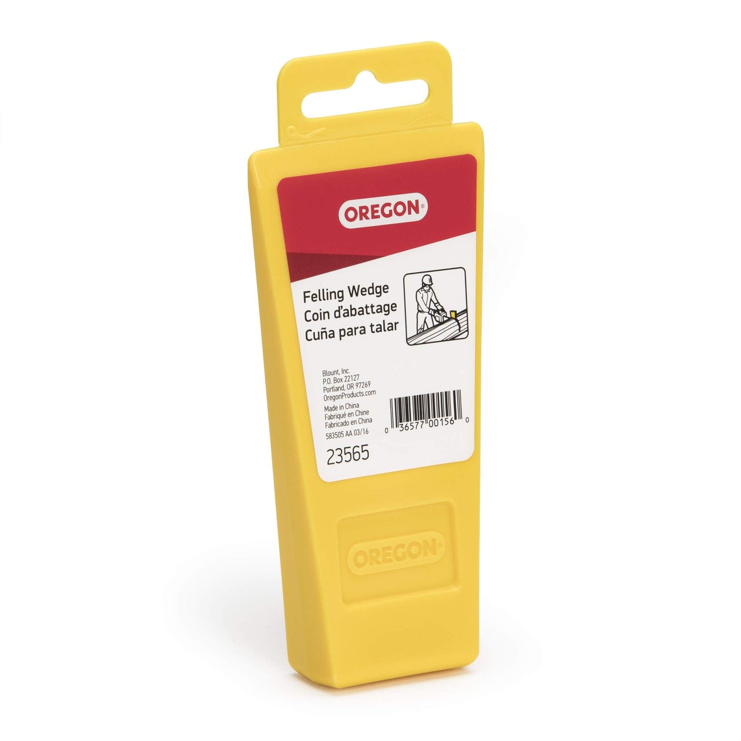 Oregon Felling Wedge 5.5 inch, Lightweight and Durable Tree Wedge for Safe Felling with Stabilizing Serrations