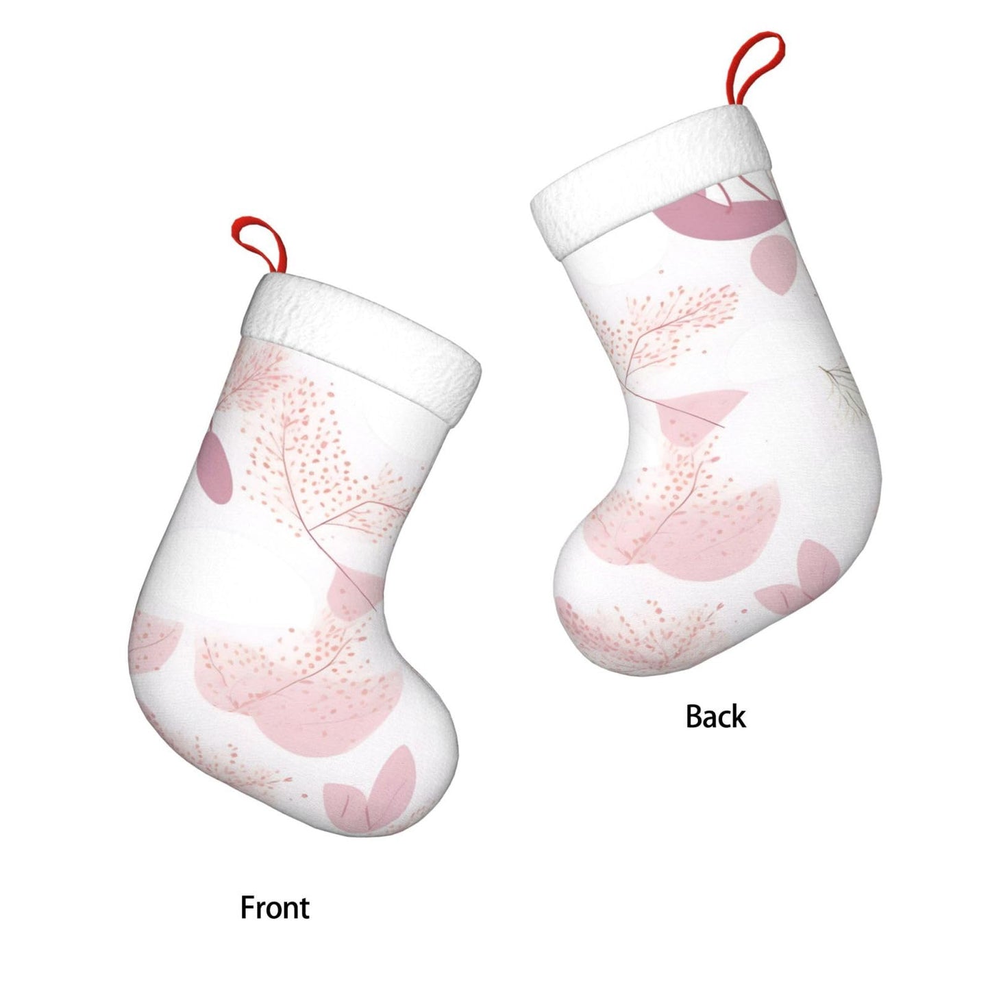 AthuAh Hand-Painted Floral Line Patternchristmas Socks, *Soft Christmas Socks, Christmas Party Decoration Socks, Suitable