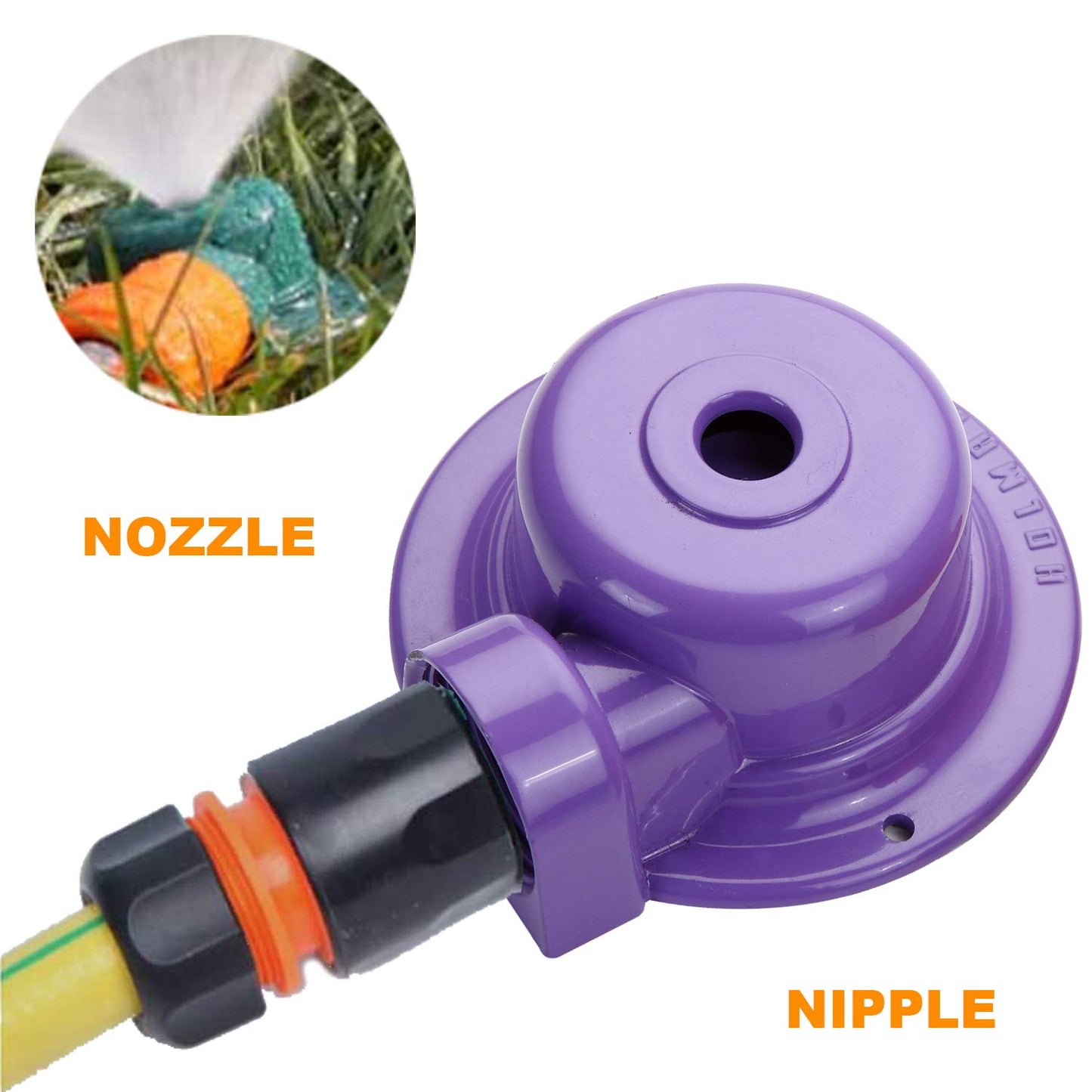 Keren Metal Lawn Sprinkler - Garden Water Sprinklers for Small to Medium Area Outdoor Yard
