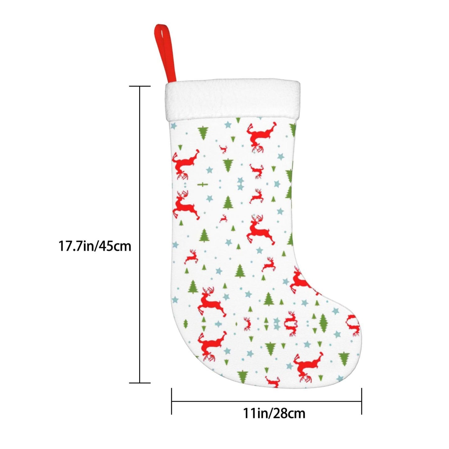HJKTVDRQ Christmas Holiday Print Classic Decorative Socks Stylish Traditional Christmas,Luxurious Gift for Festive Season