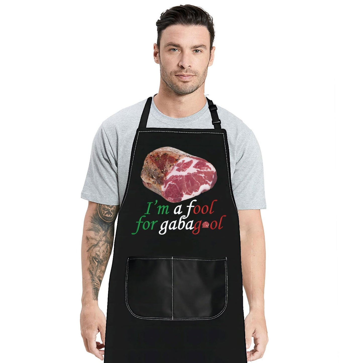 JNIAP Tony TV Show Apron Tony Gifts Tony And Duck Gifts Capicola Lover Gift Gangster Movie Apron(gabagol ap)
