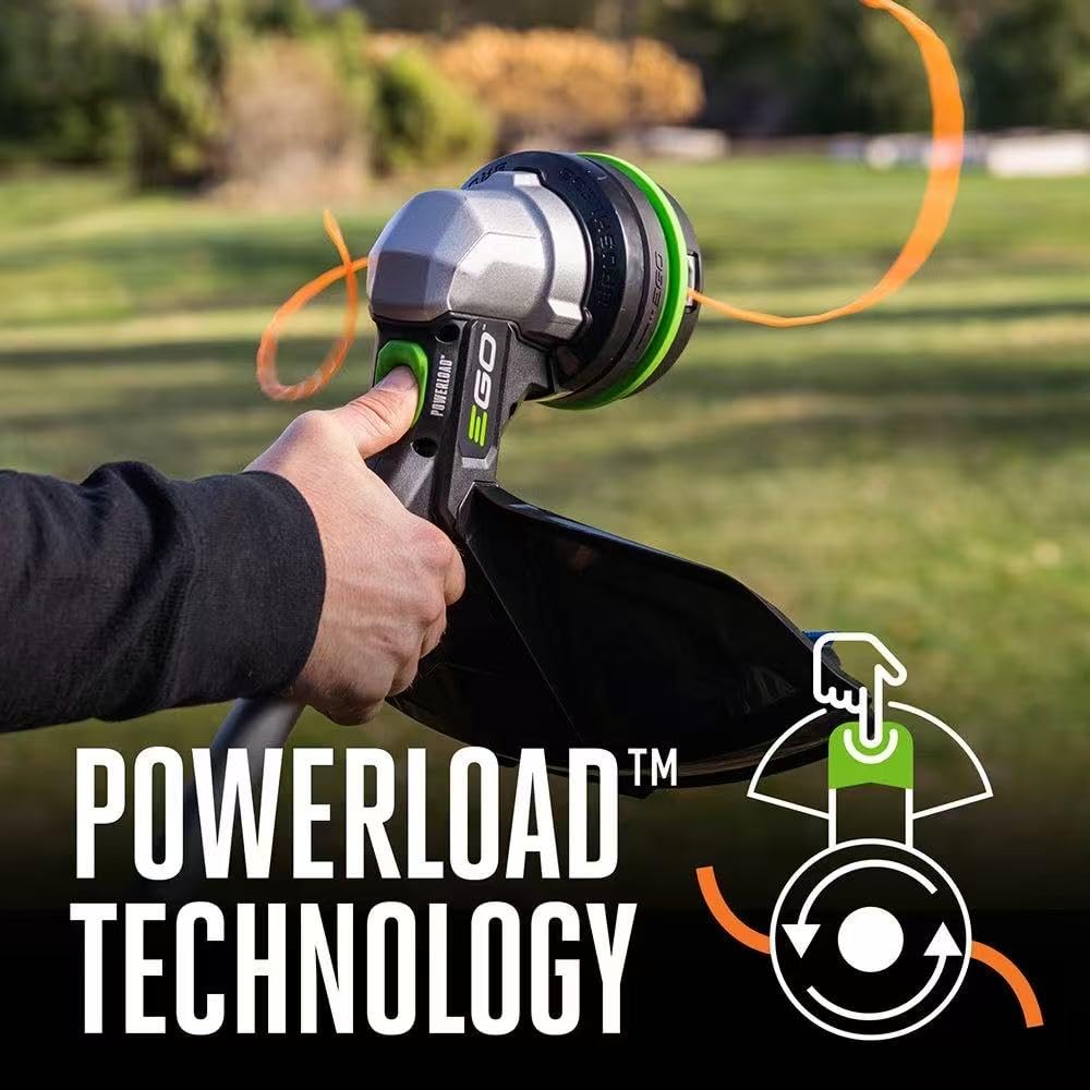 EGO POWER+ 56V Starter Collection 21" Cordless Push Lawn Mower LM2114 & 15" Powerload String Trimmer ST1511T & 615CFM Leaf Blower LB6151, (1) 4Ah (2) 2.5Ah Batteries and (3) Chargers Included