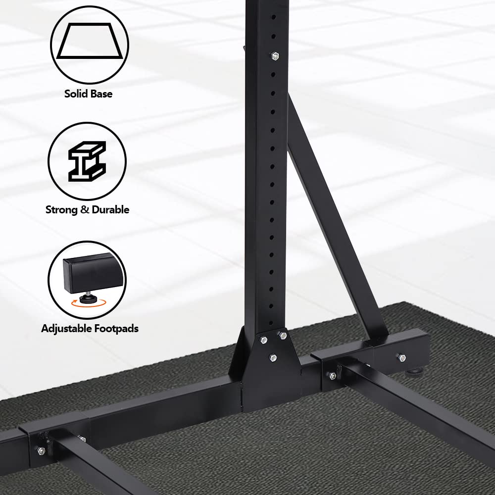 DorBuphan Bicycle Storage Rack for Garage, Freestanding Bike Storage Rack Max 5 Bikes, Heavy-Duty Solid Steel Bike Racks for Garage for Home and Garage Organizer