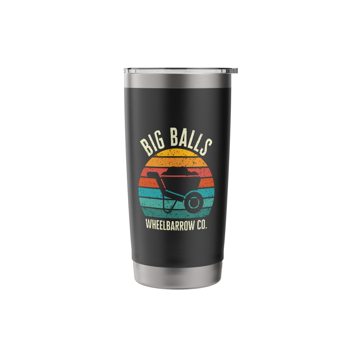 Big Balls Wheelbarrow Company Company Stainless Steel Insulated Tumbler