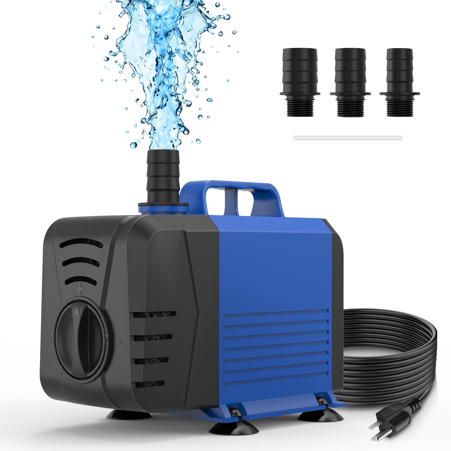 Devopet 800GPH Submersible Pump(3000L/H, 55W), Water Fountain Pump with Over Heating Protection, Ultra Quiet Water Pump for Aquariums, Ponds, Hydroponics, Fountains