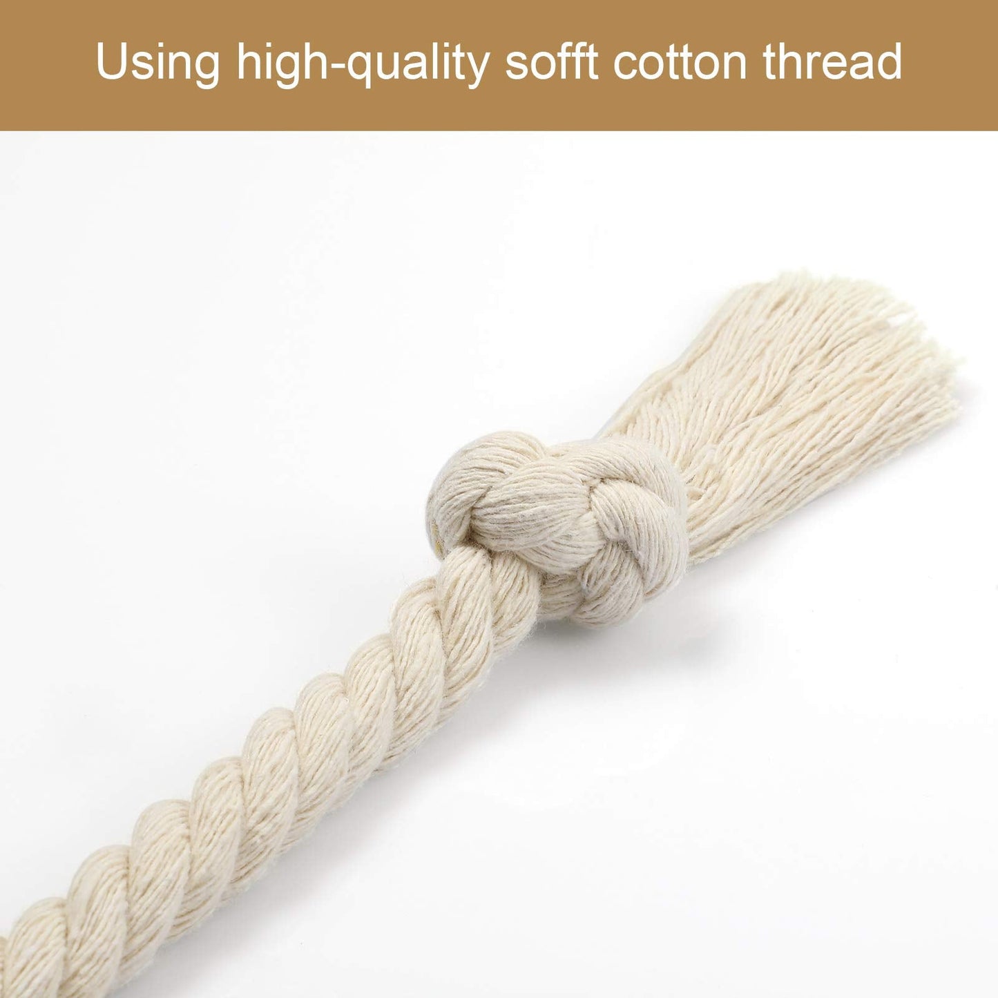 8 Pieces Curtain Rope Tiebacks Curtain Rope Holdback Handmade Curtain Tie Backs Rural Style Curtain Decorative Holdbacks for Drapery Tieback, Window Sheer, Curtain (Beige)