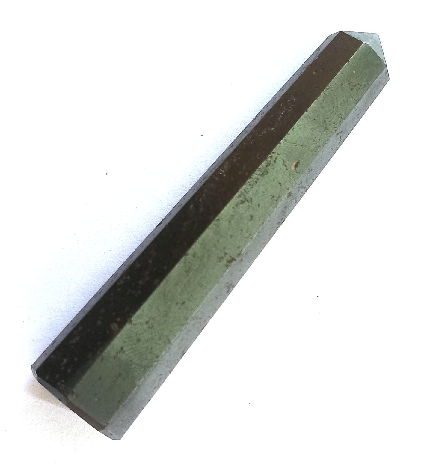 WholesaleGemShop 3 Inch Hemetite Gemstones Obelisk Tower Jumbo Facet Aura Rock Crystal Natural Polished Earth Wand Spirit