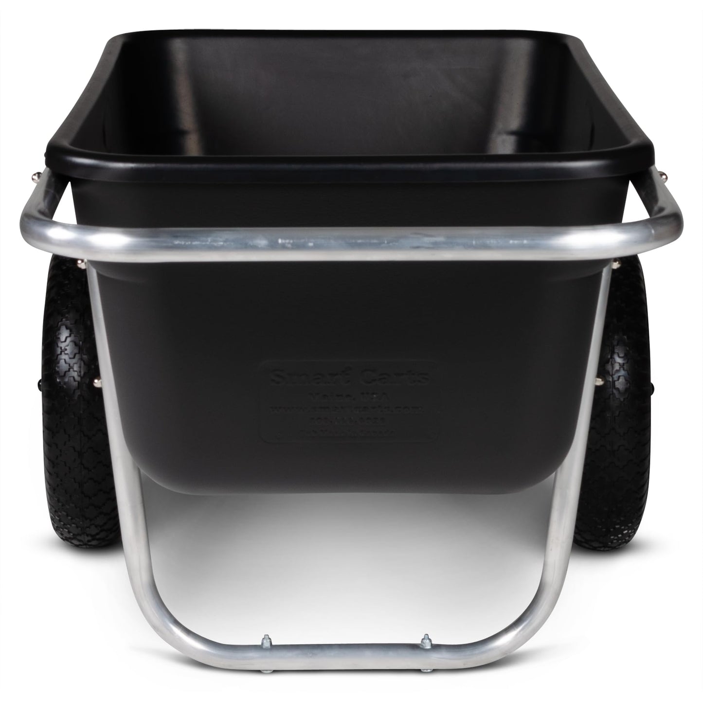 Smart Carts Premium Yard Cart - Strong, Lightweight, and Perfectly Balanced (16" Air Filled Wheels)