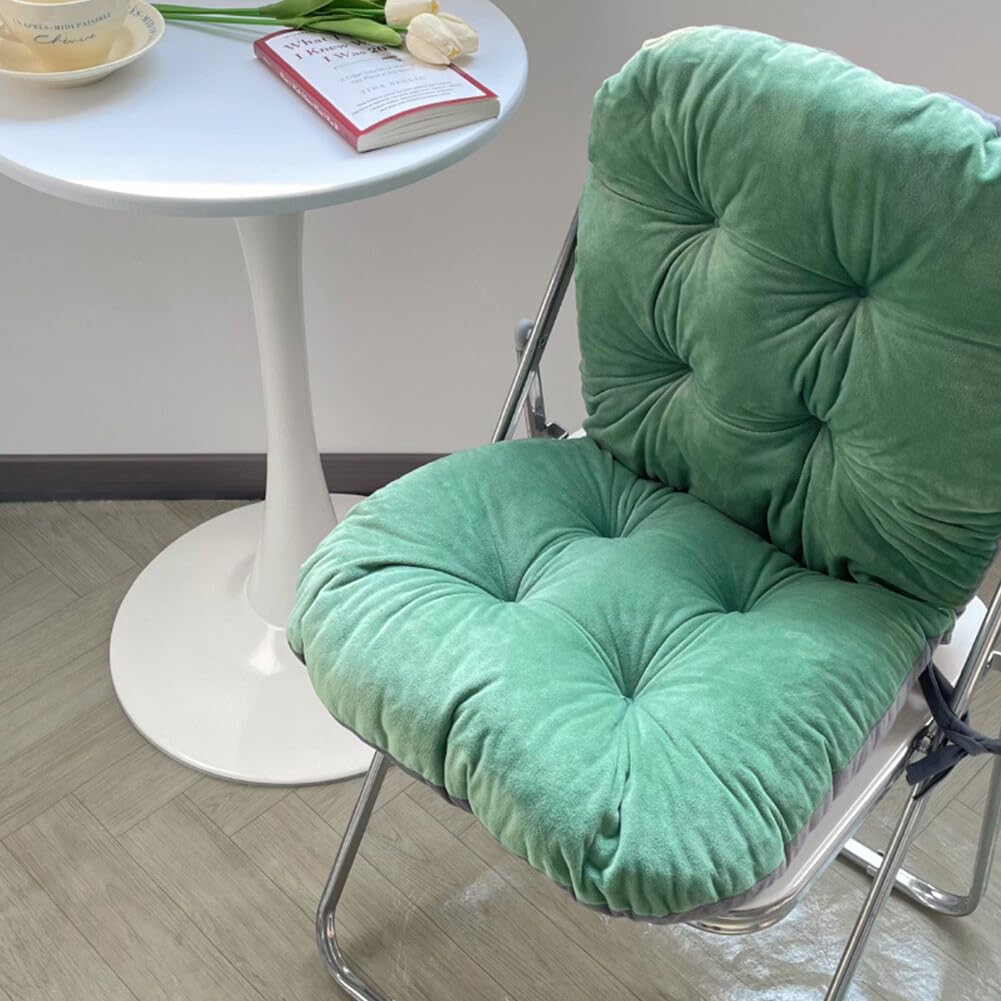 UEncounter White Seat Cushion - 17 * 17 Inch, Soft Office & Indoor Rocking Chair Cushion with Removable Cover, Ties - 631TIMY11II525AN3GW5US