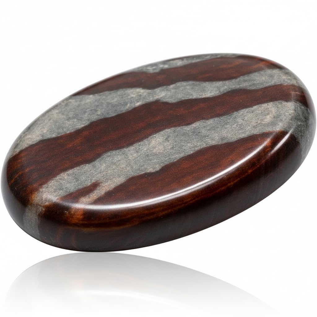 Narmada Shiva LingamThumb Worry Stones Metaphysical Gemstone Crystal Healing Reiki Men Women Gift FENG Shui Positive Energy Love Wellness Palm Stones Wicca Powerful