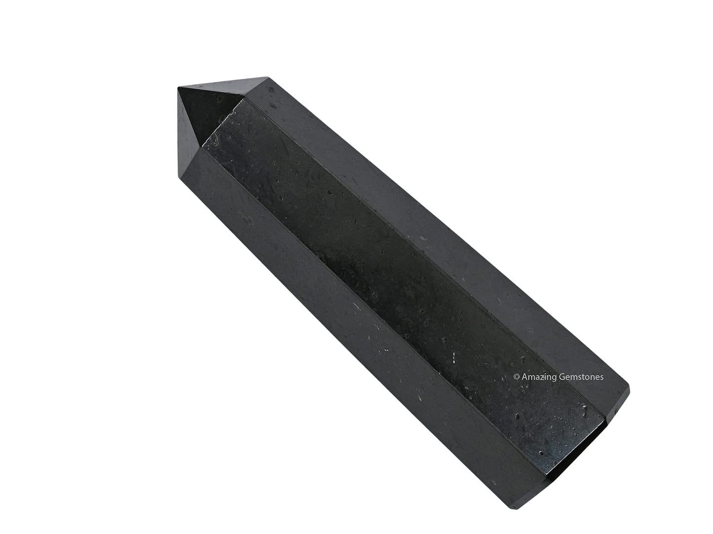 Amazing Gemstone Large Black Tourmaline Crystal Towers ~ Natural Healing Crystal Point Obelisk for Reiki Healing and Crystal Grid (5.5 to 6 INCH)