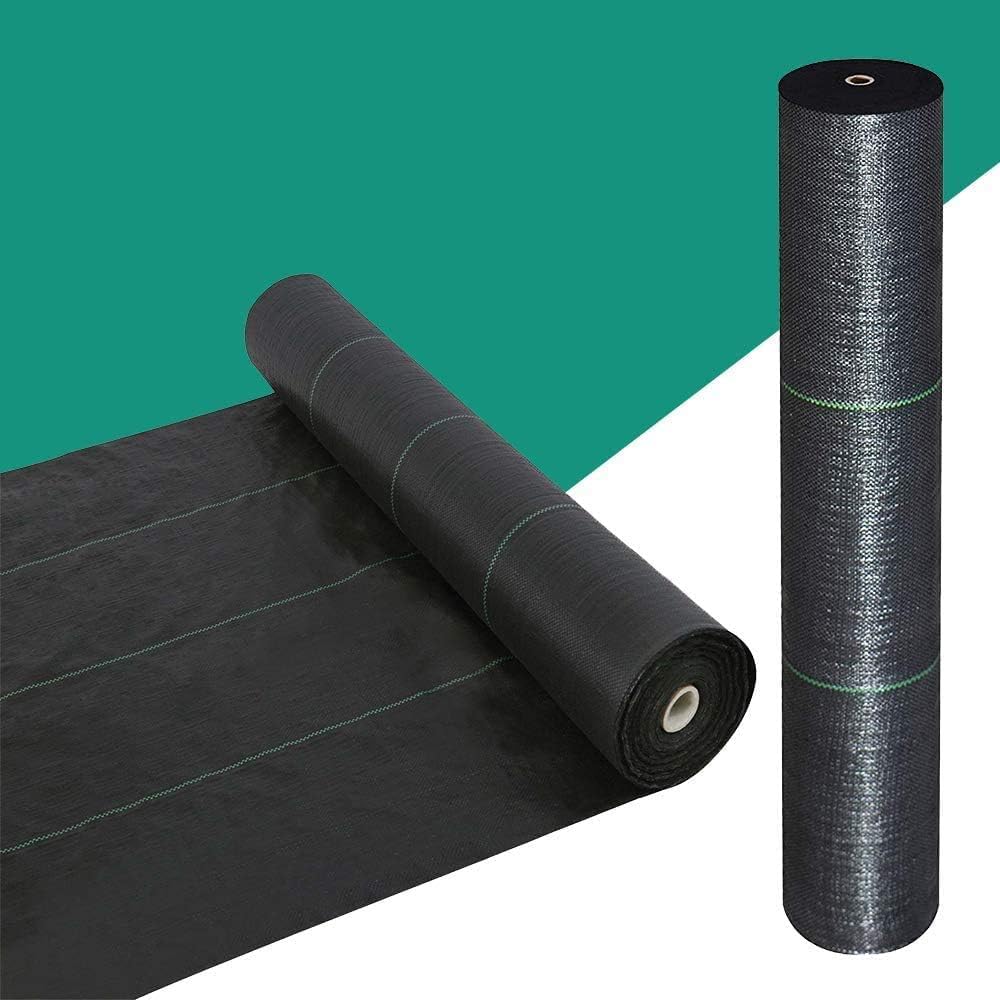 Snail 7ft x 100ft Weed Barrier Landscape Fabric Premium 5oz Pro Heavy Duty Ground Cover Anti-Weed Gardening Mat High Permeability Easy Setup Commercial Outdoor Weed Mat