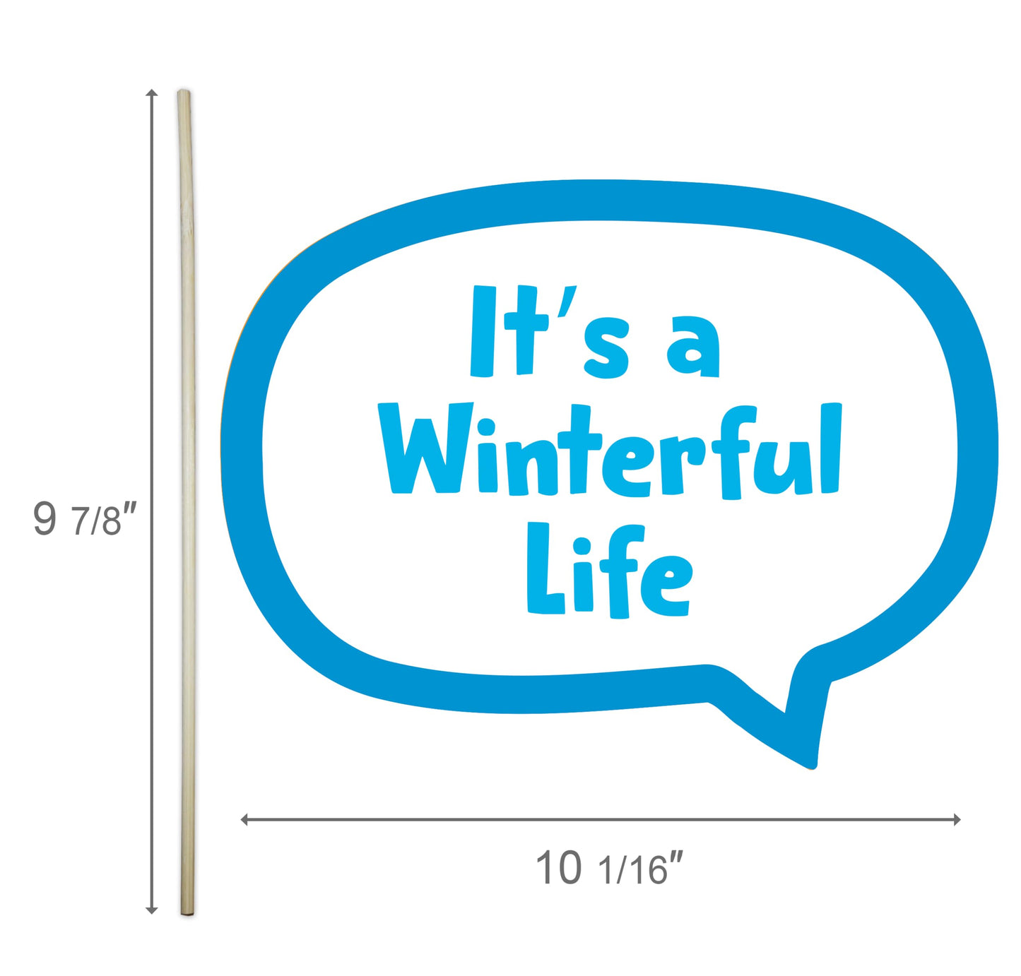 Winter Party Photo Booth Props Set – Fun Snow-Themed Decorations for Holiday Events, Birthdays, and Winter Celebrations (12)