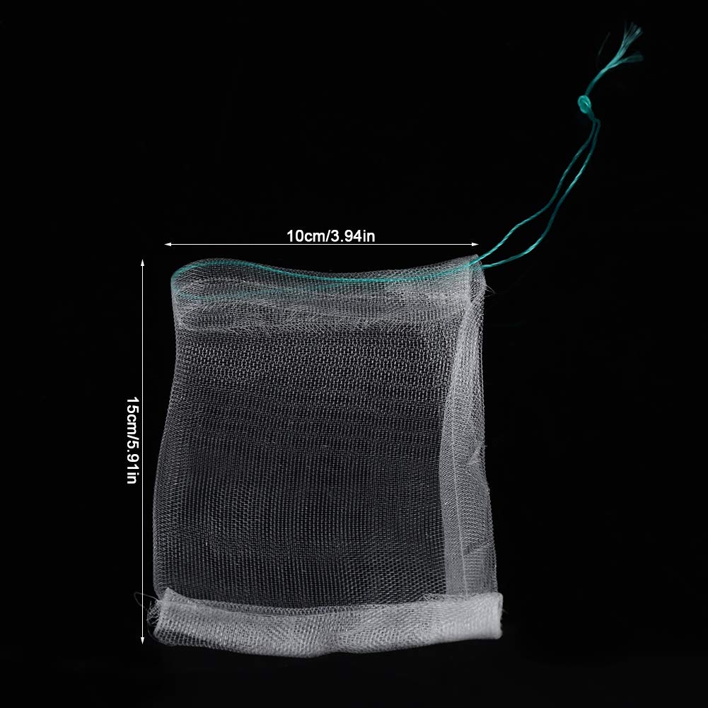 Fruit Bags, 100pcs Mesh Plant Fruit Bags Home Reusable Mesh Produce Bags Drawstring Mesh Bags Against s Birds Barrier Bags for Plant Fruits