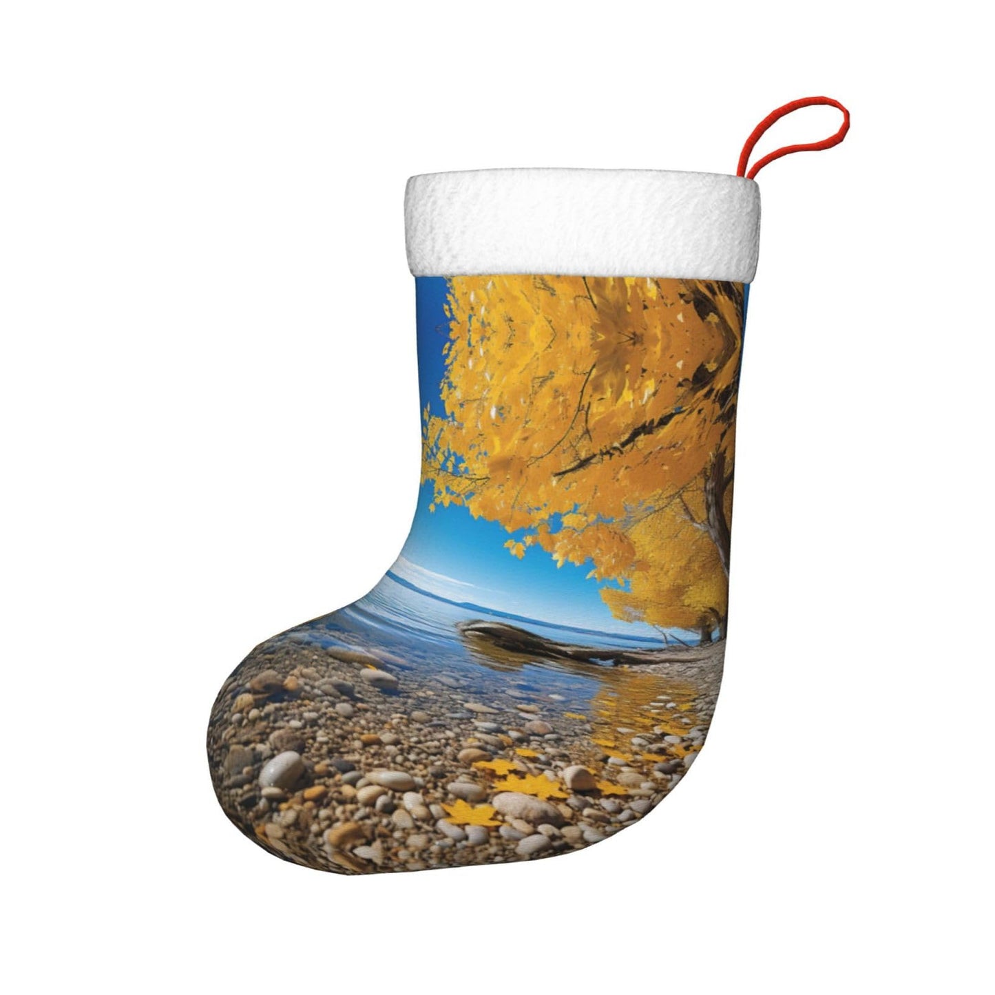KOPUUYRD Autumn Print Luxurious Holiday Socks,Unique Christmas Socks for Joyful Season,Festive Ornament Classic