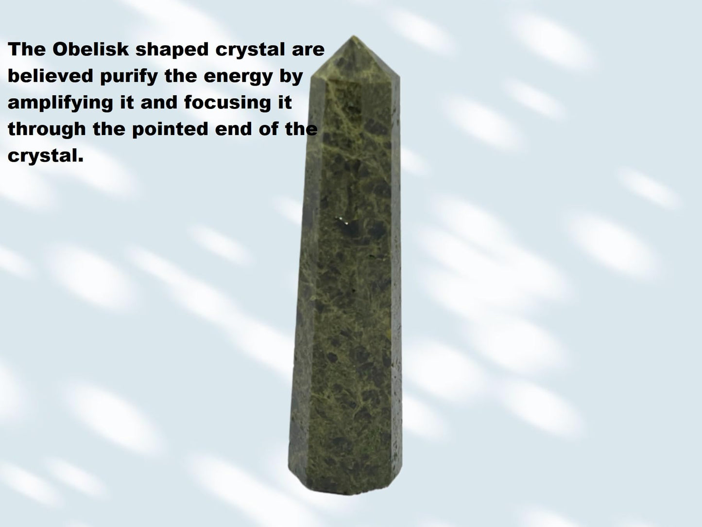 Green Tourmaline 3 Inch Gemstones Obelisk Tower Jumbo Facet Aura Rock Crystal Natural Polished Earth Wand Spirit