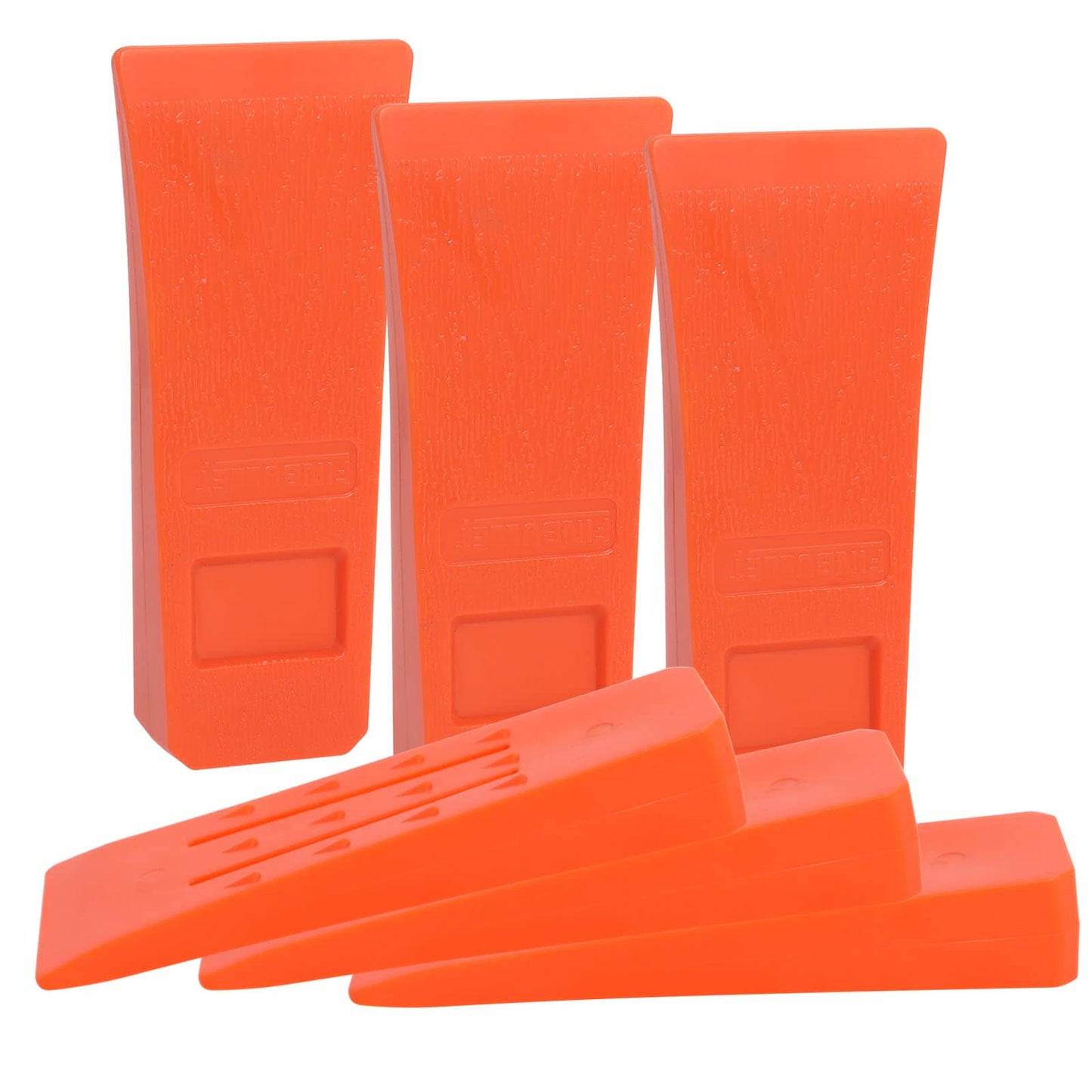 Poweka 6'' Felling Wedges Set for Chainsaw - ABS Plastic Wood Splitting Tree Cutting Wedge, Logging Supplies Tools(6 Packs)