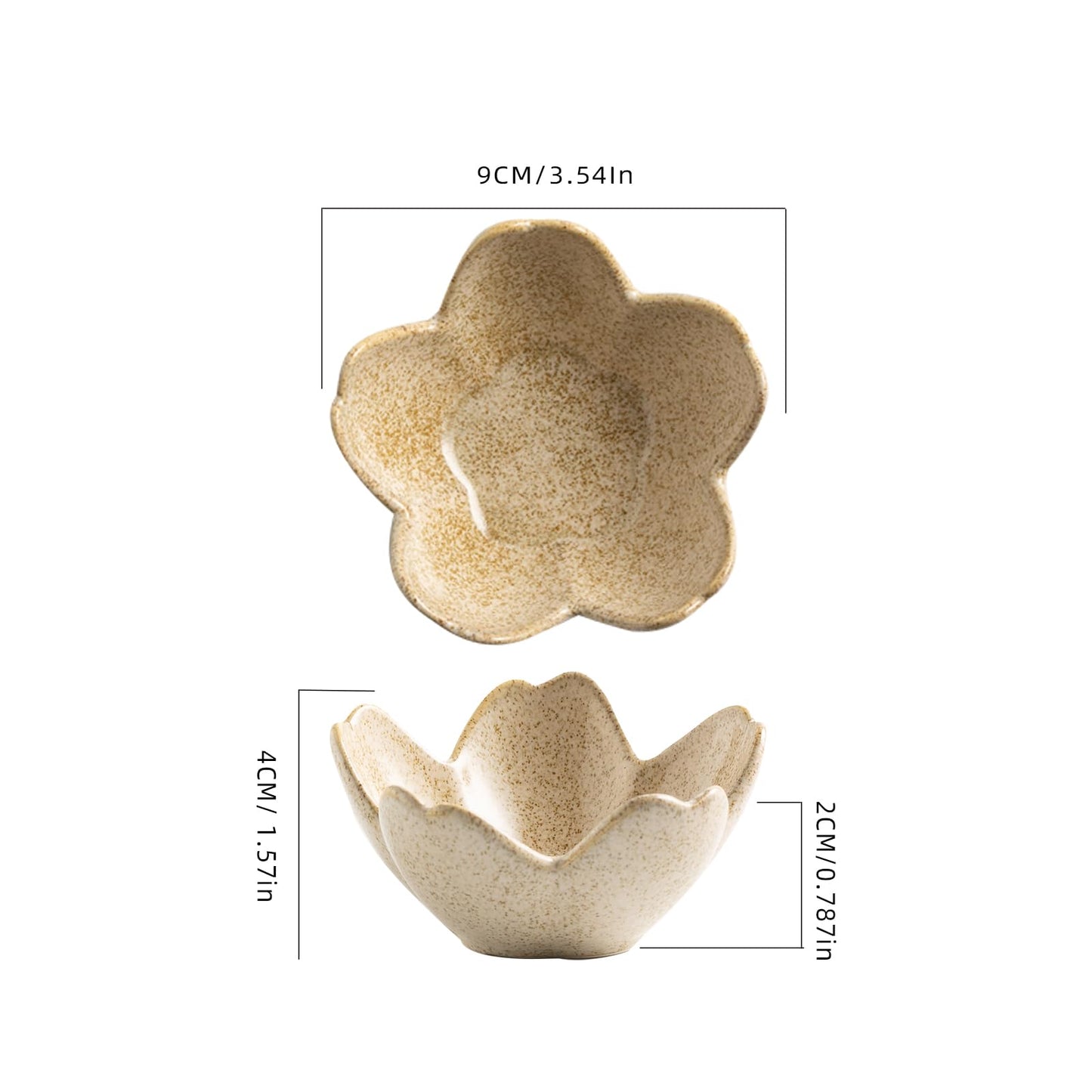 zerokyclan Floral Vanity Tray - Ceramic Jewelry Organizer Dish for Rings Necklaces Wedding Gift Idea(camel)