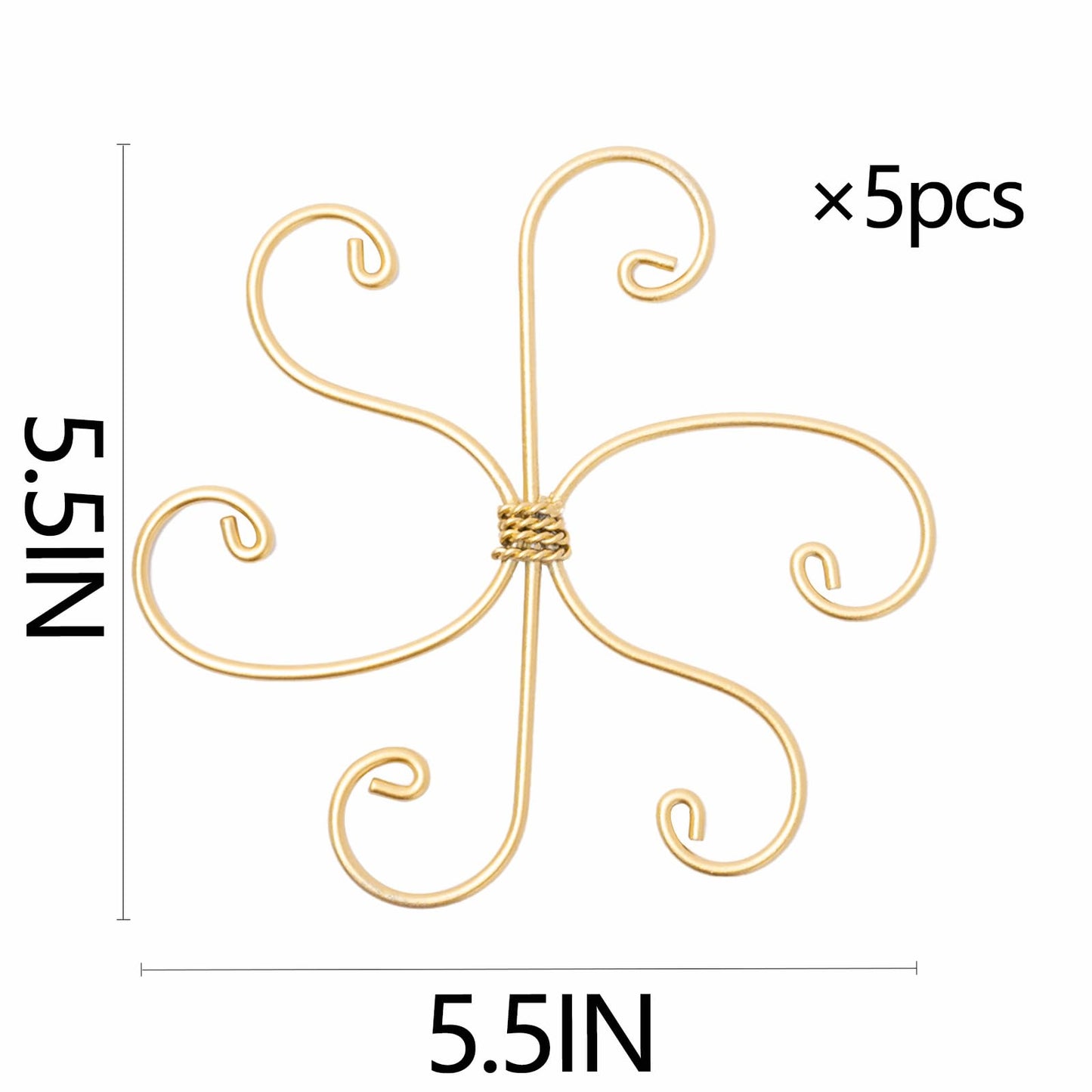 5PCS Monstera Plant Stem Support Stakes - 5.5 * 5.5IN Metal Supports for Monstera and Fishbone Cactus, Sturdy Frame, Easy Installation, Flexible Protection for Healthy Growth Indoors